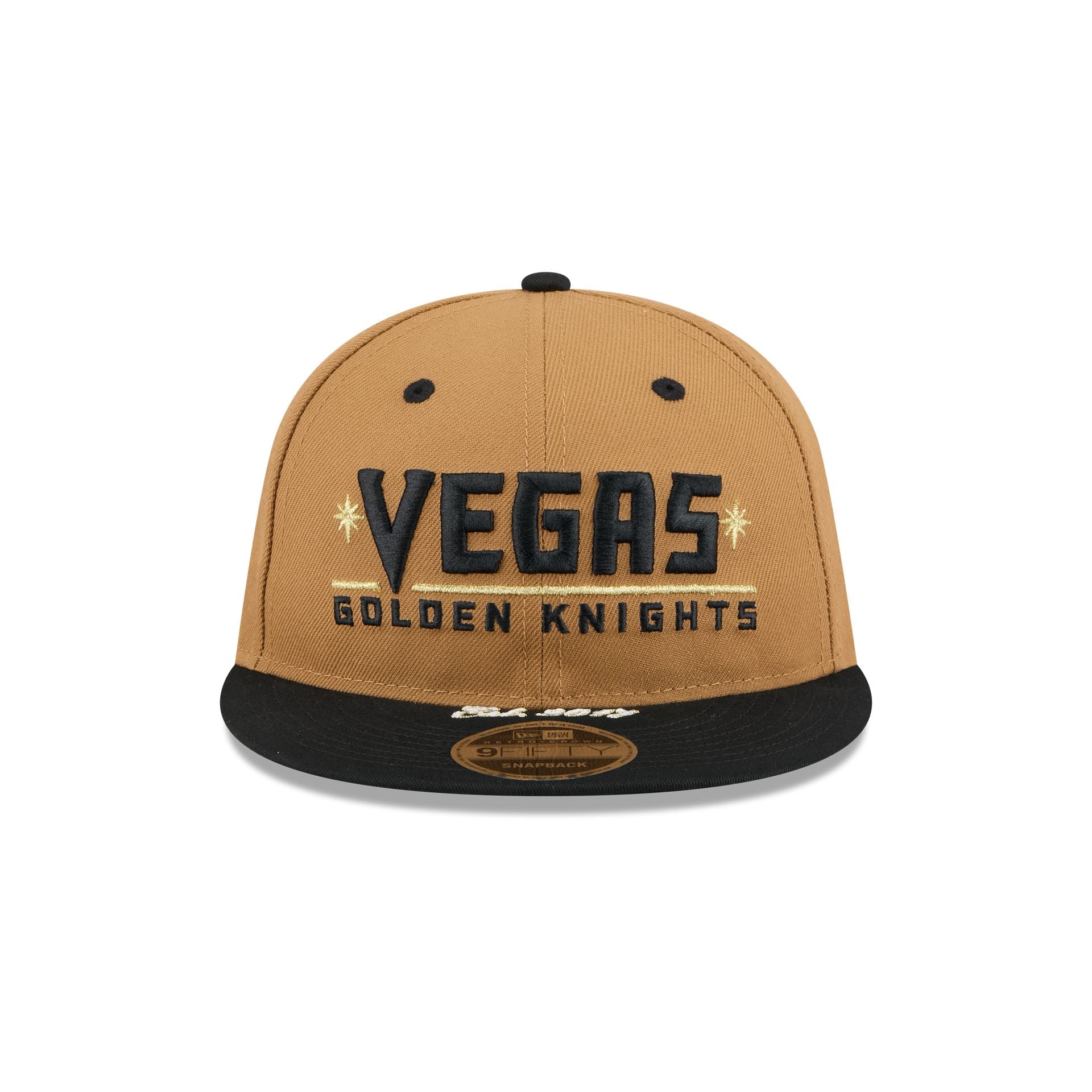 Vegas Golden Knights Wheat Retro Crown 9FIFTY Snapback Hat - Image 2