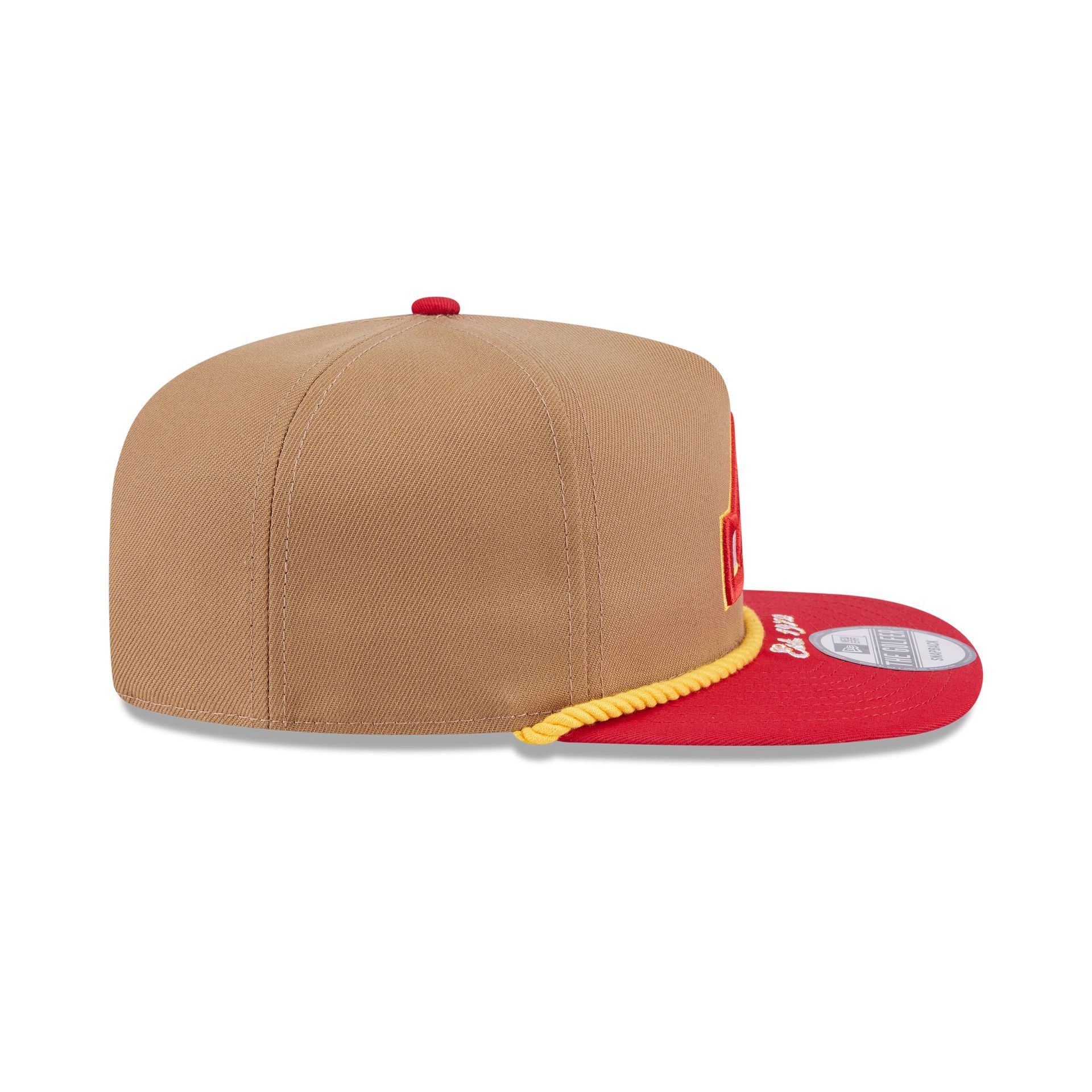 Calgary Flames Khaki Rope Golfer Hat - Image 5