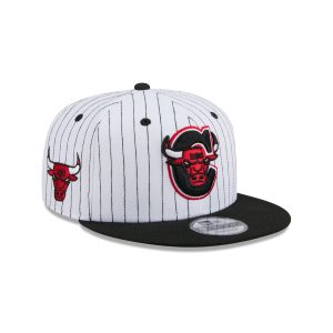 Chicago Bulls Deceptor Pinstripe 9FIFTY Snapback Hat
