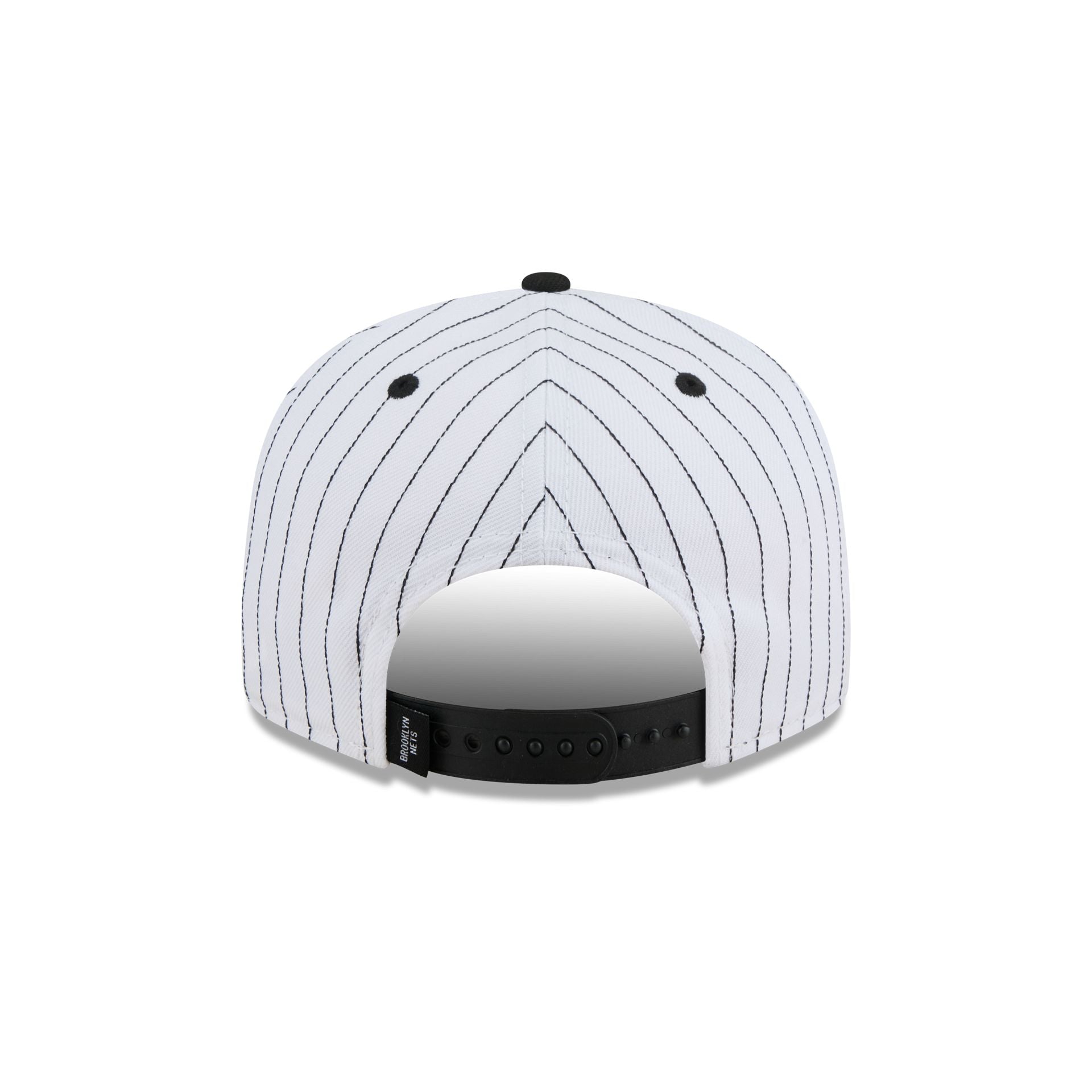 Brooklyn Nets Deceptor Pinstripe 9FIFTY Snapback Hat - Image 6