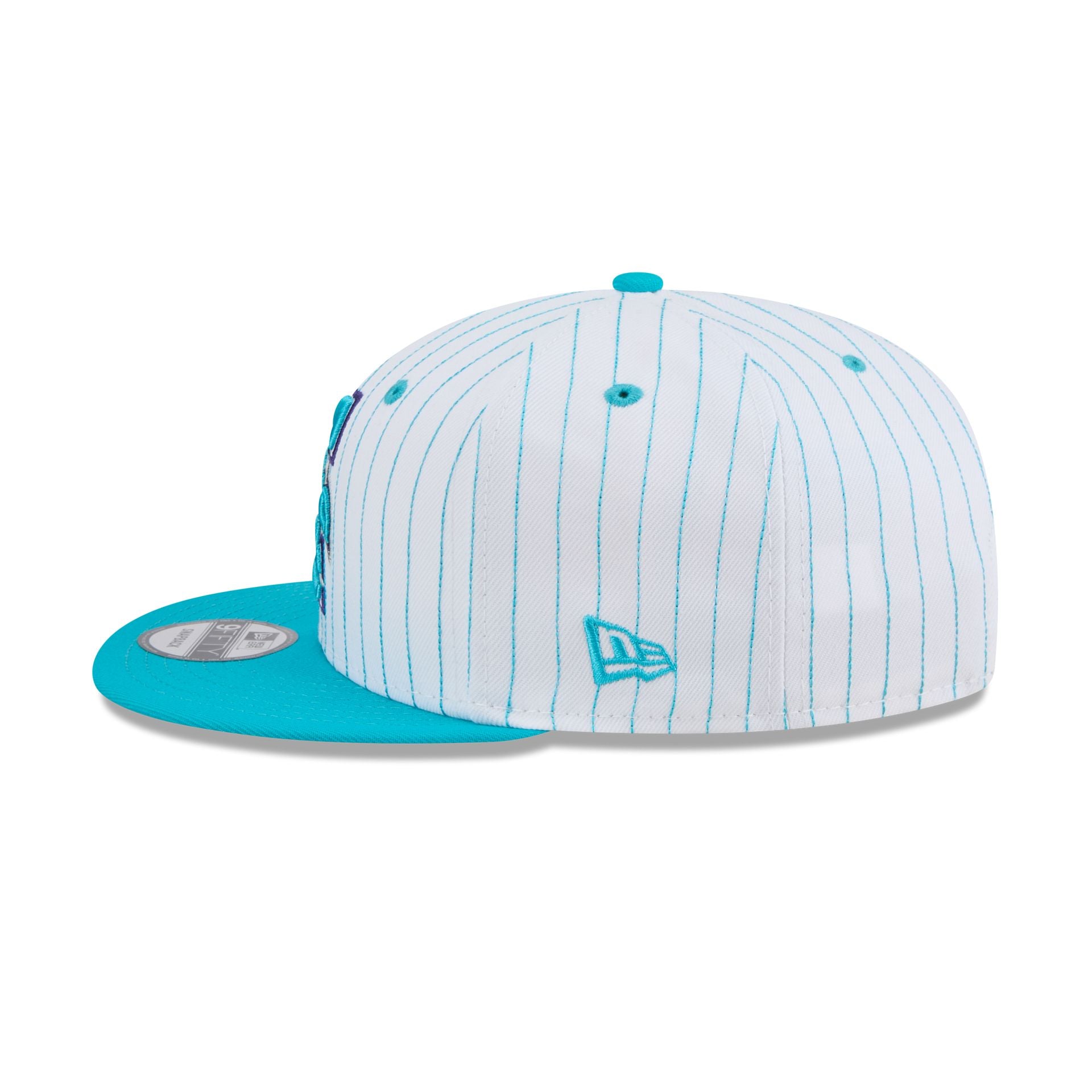 Charlotte Hornets Deceptor Pinstripe 9FIFTY Snapback Hat - Image 5