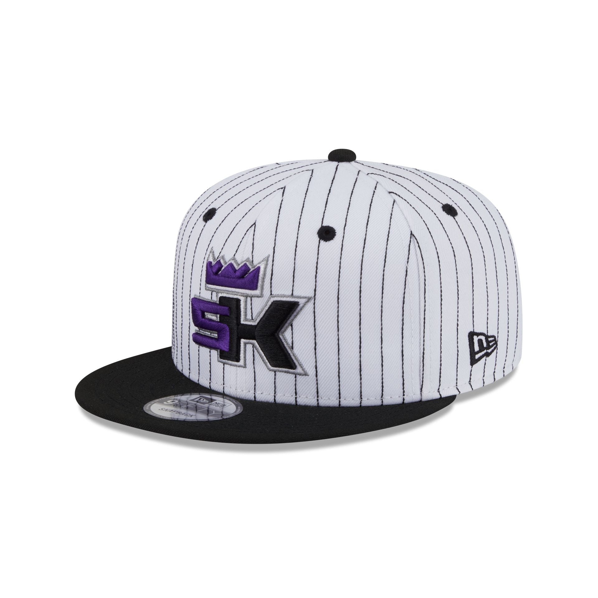 Sacramento Kings Deceptor Pinstripe 9FIFTY Snapback Hat - Image 3