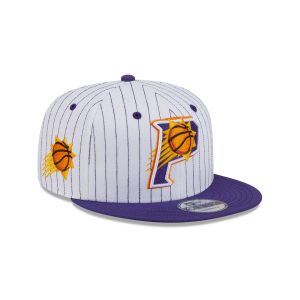 Phoenix Suns Deceptor Pinstripe 9FIFTY Snapback Hat