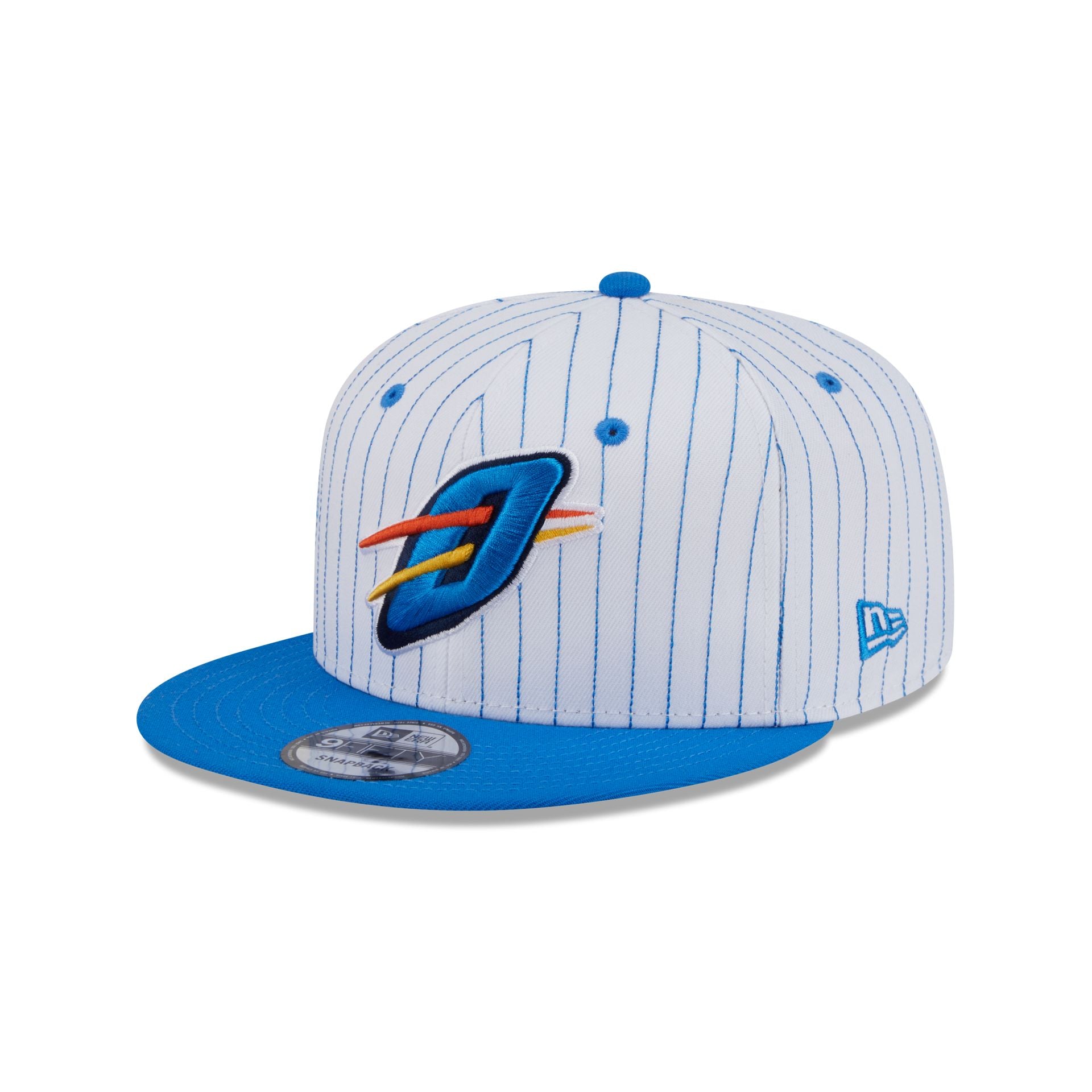 Oklahoma City Thunder Deceptor Pinstripe 9FIFTY Snapback Hat - Image 3