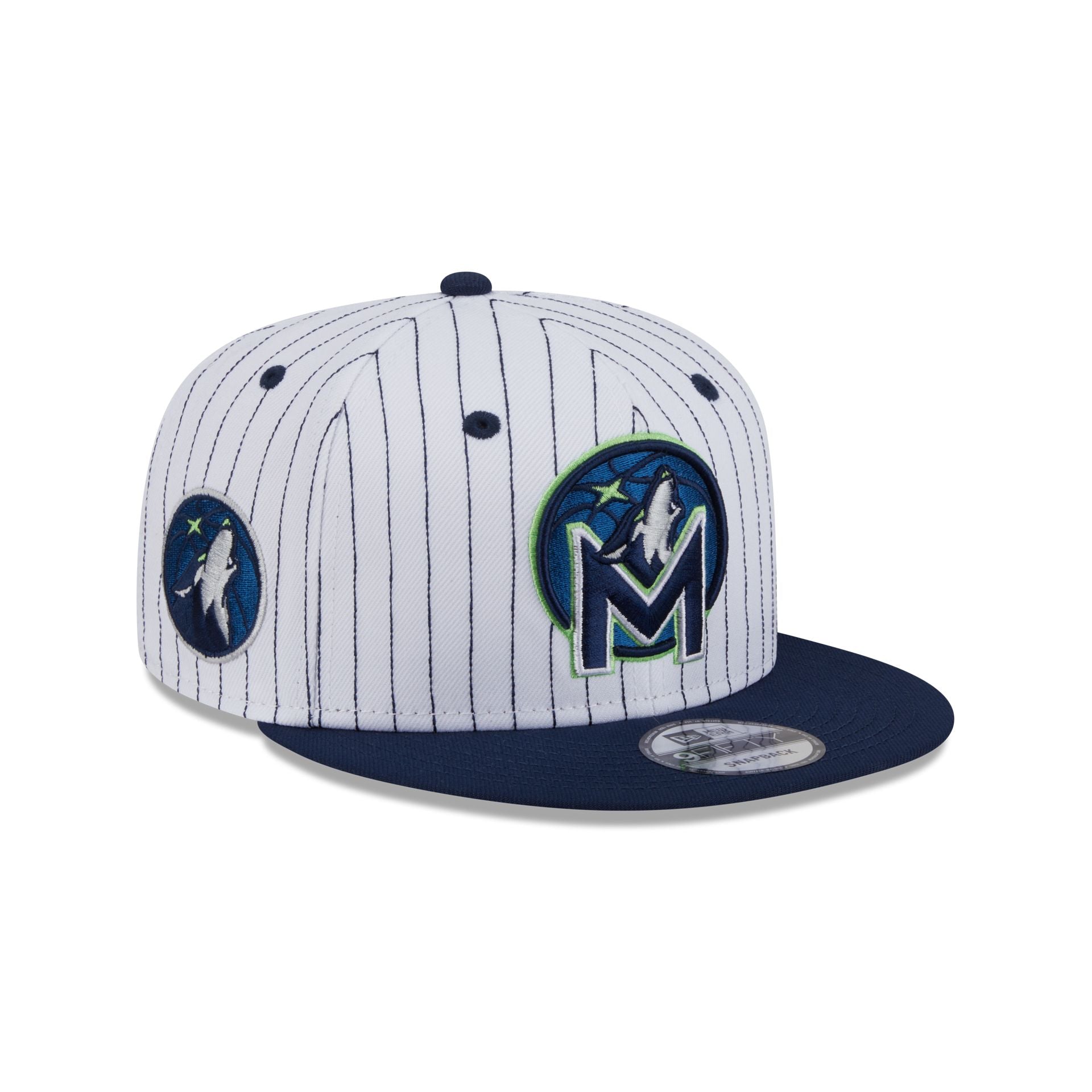 Minnesota Timberwolves Deceptor Pinstripe 9FIFTY Snapback Hat