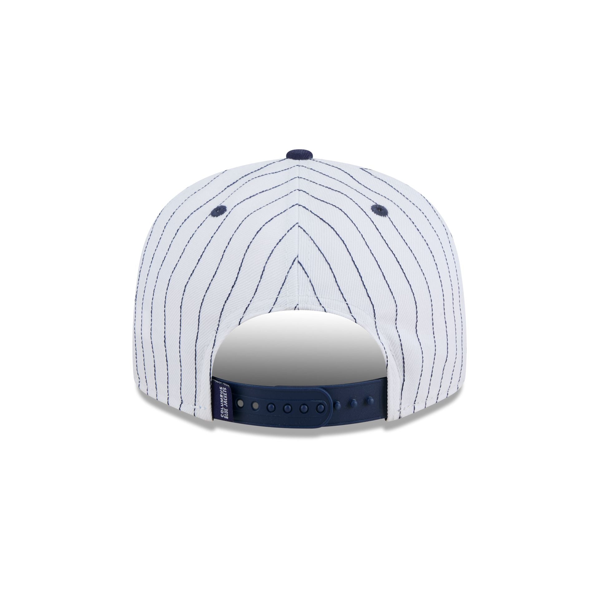 Columbus Blue Jackets Deceptor Pinstripe 9FIFTY Snapback Hat - Image 6