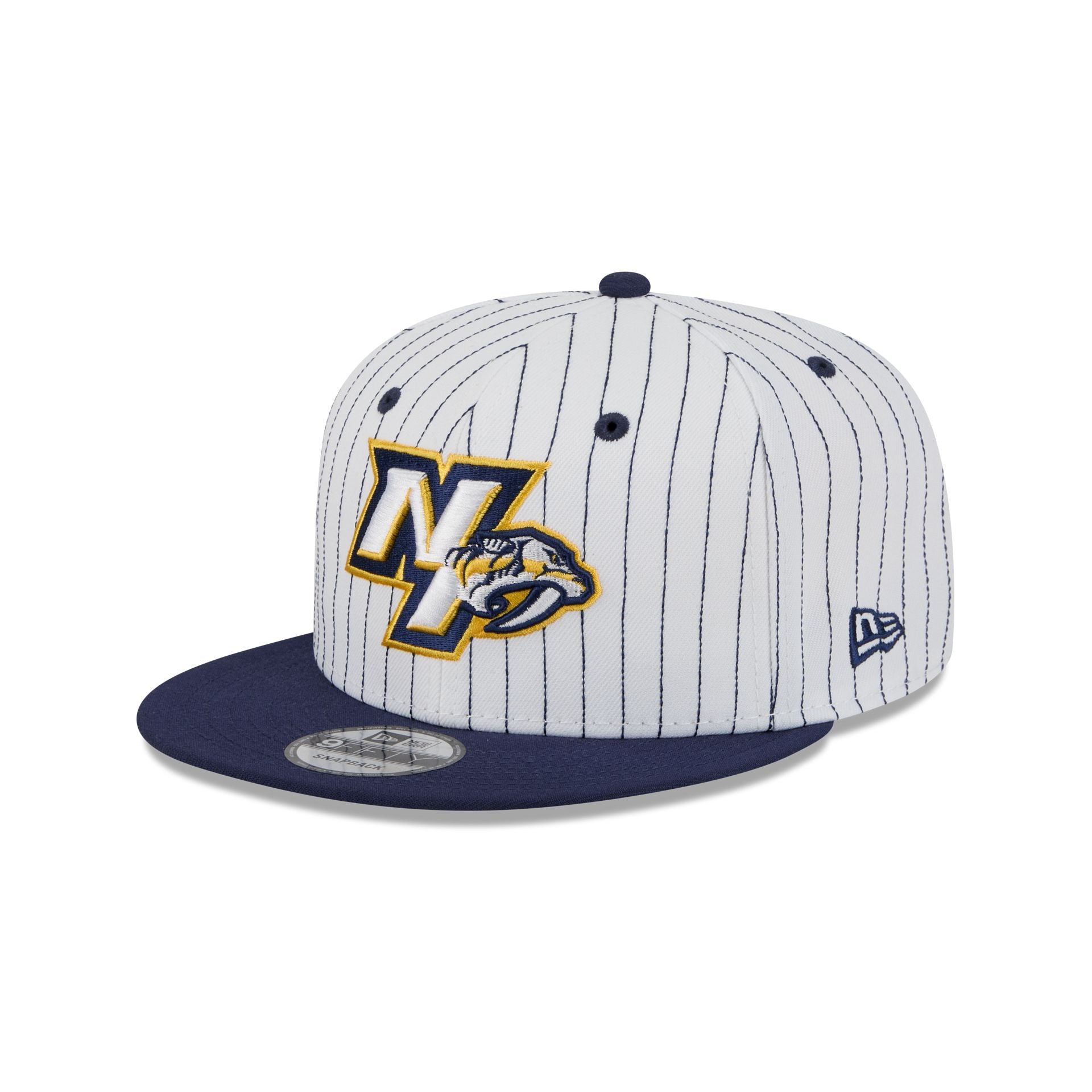 Nashville Predators Deceptor Pinstripe 9FIFTY Snapback Hat - Image 3