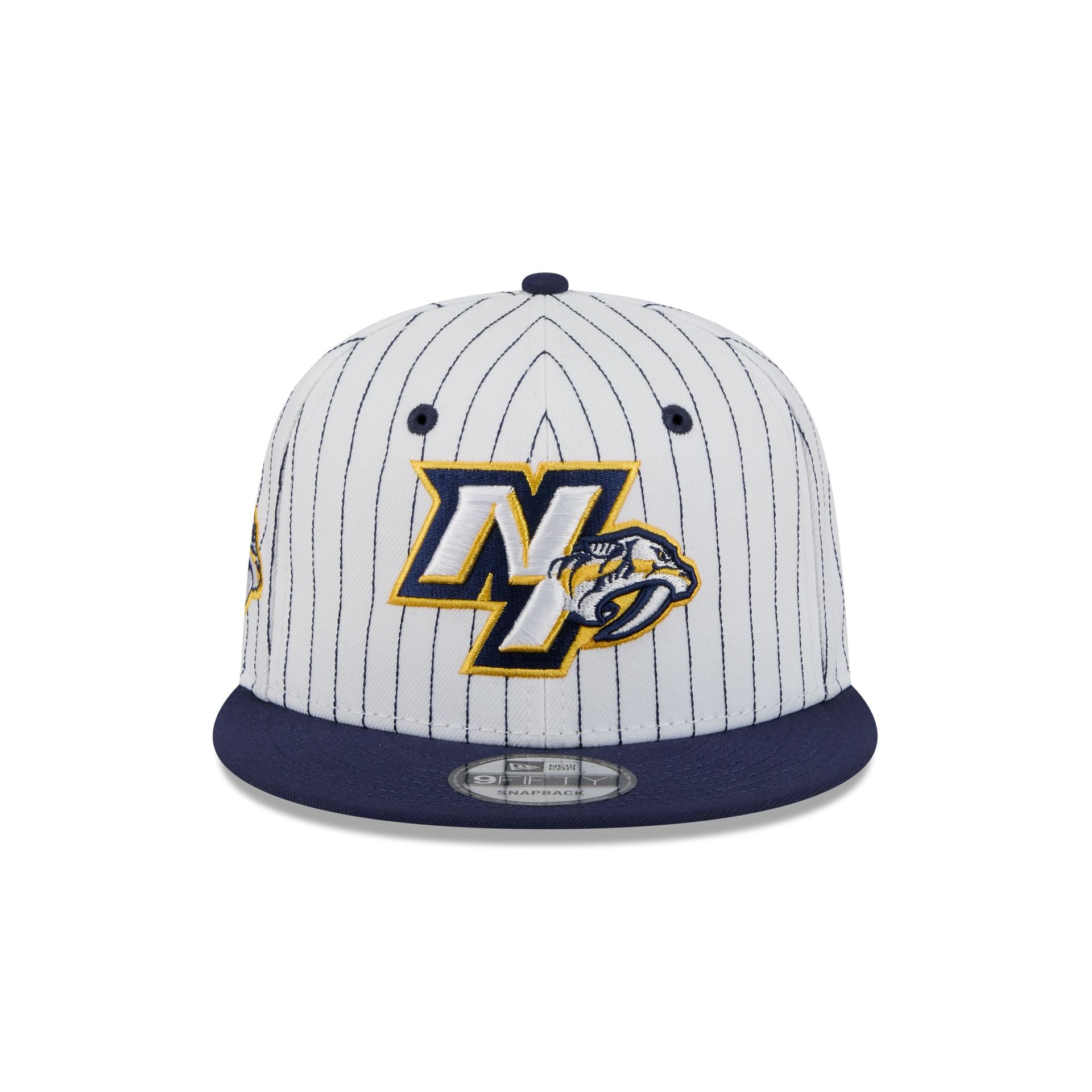 Nashville Predators Deceptor Pinstripe 9FIFTY Snapback Hat - Image 2
