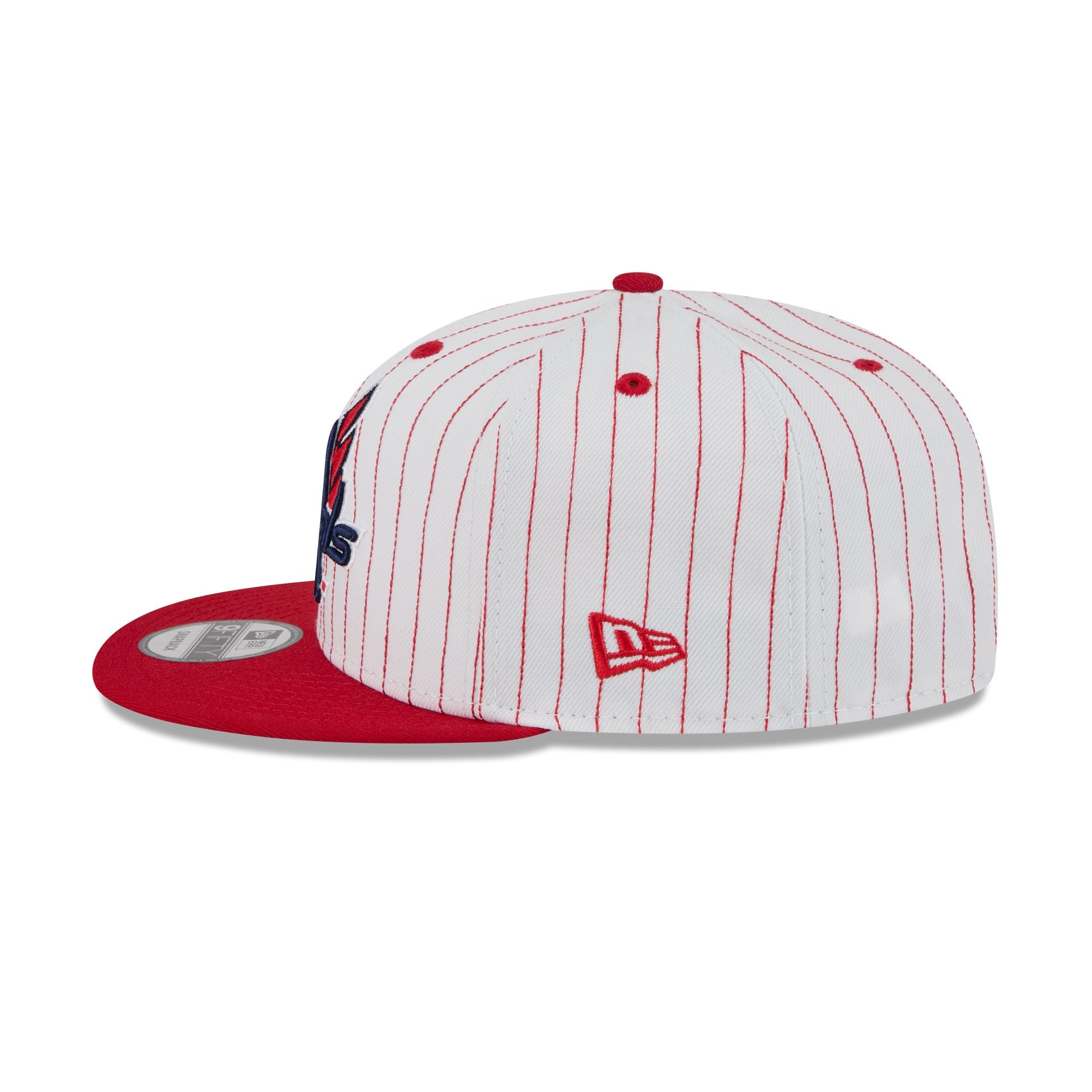 Washington Capitals Deceptor Pinstripe 9FIFTY Snapback Hat - Image 5