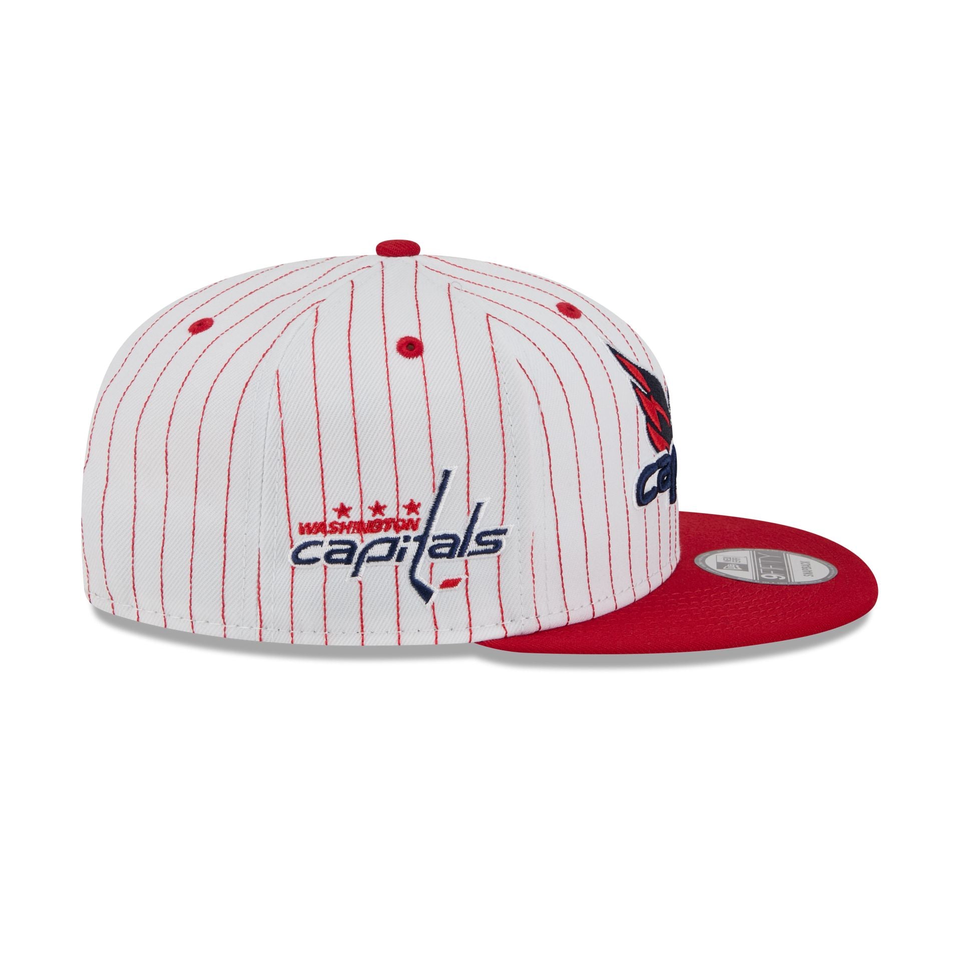 Washington Capitals Deceptor Pinstripe 9FIFTY Snapback Hat - Image 4