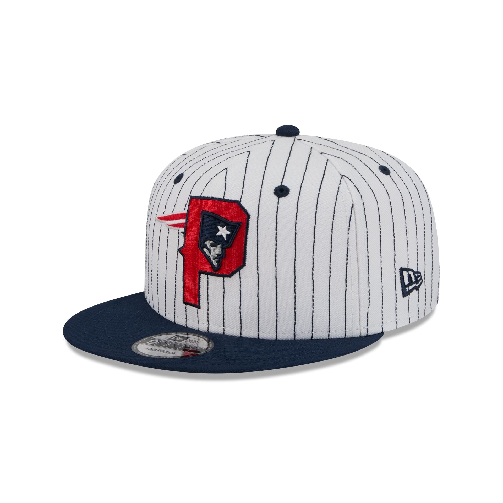 New England Patriots Deceptor Pinstripe 9FIFTY Snapback Hat - Image 3