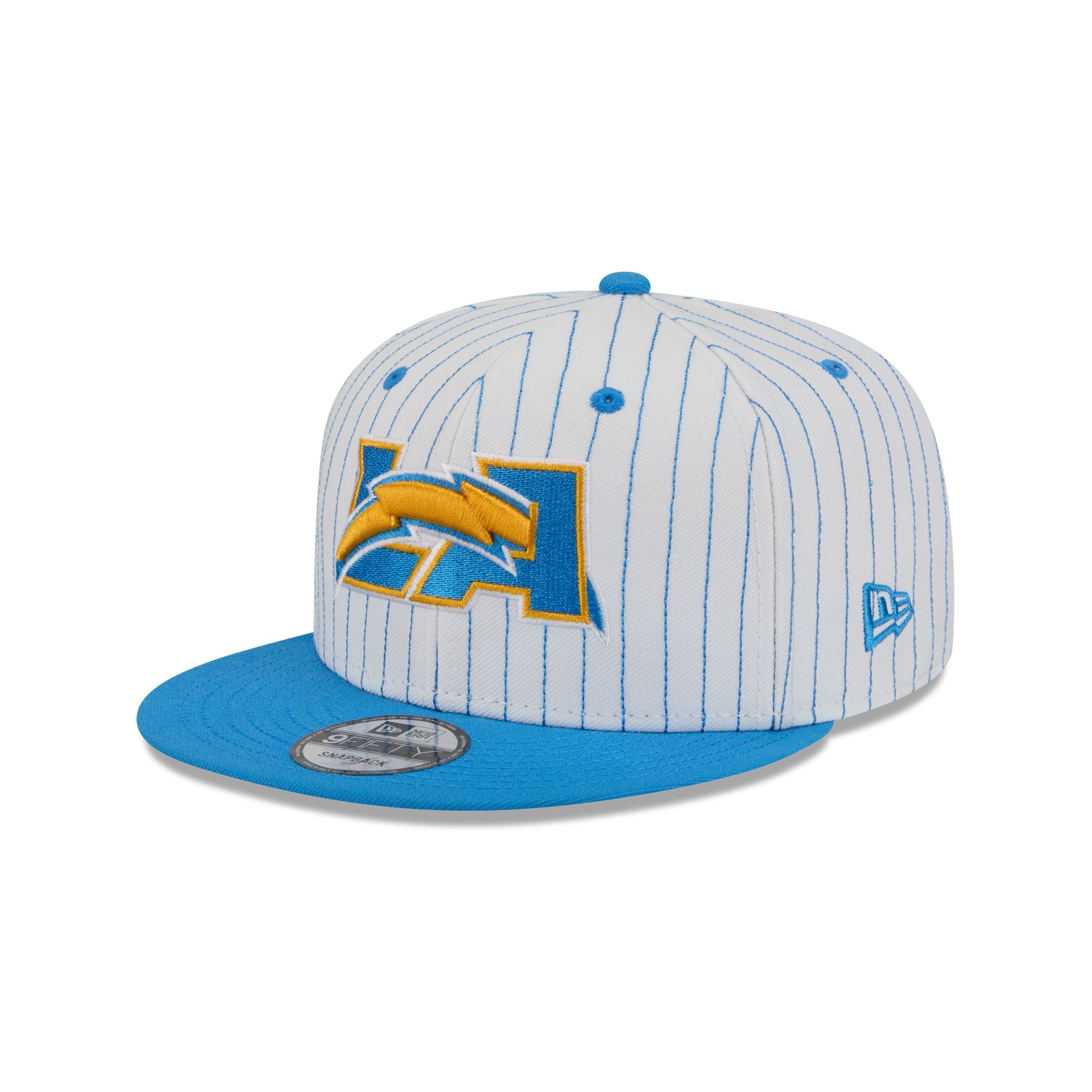 Los Angeles Chargers Deceptor Pinstripe 9FIFTY Snapback Hat - Image 3
