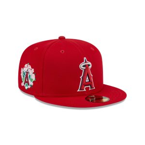 Los Angeles Angels Floral Undervisor 59FIFTY Fitted Hat