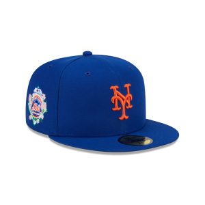 New York Mets Floral Undervisor 59FIFTY Fitted Hat