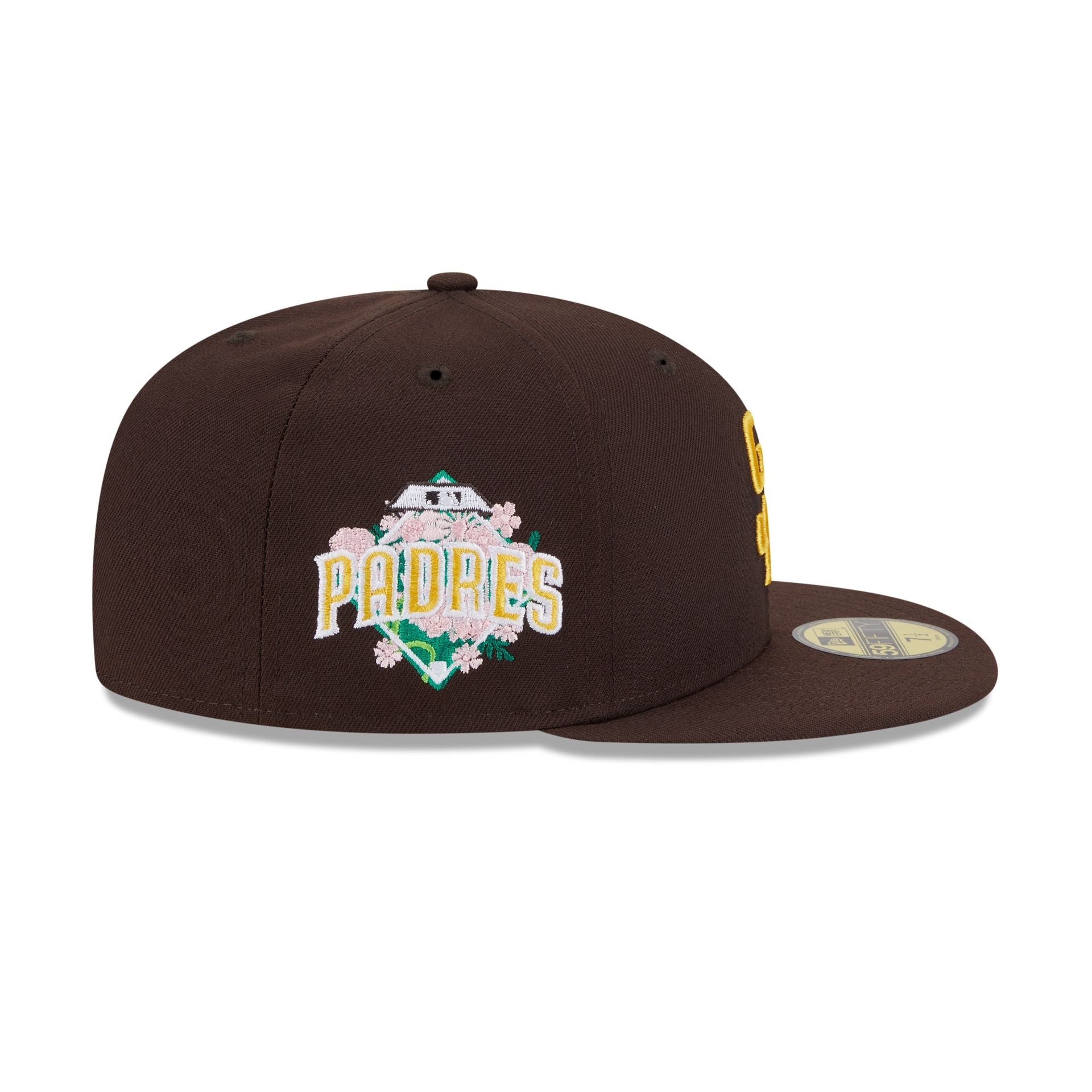 San Diego Padres Floral Undervisor 59FIFTY Fitted Hat - Image 4