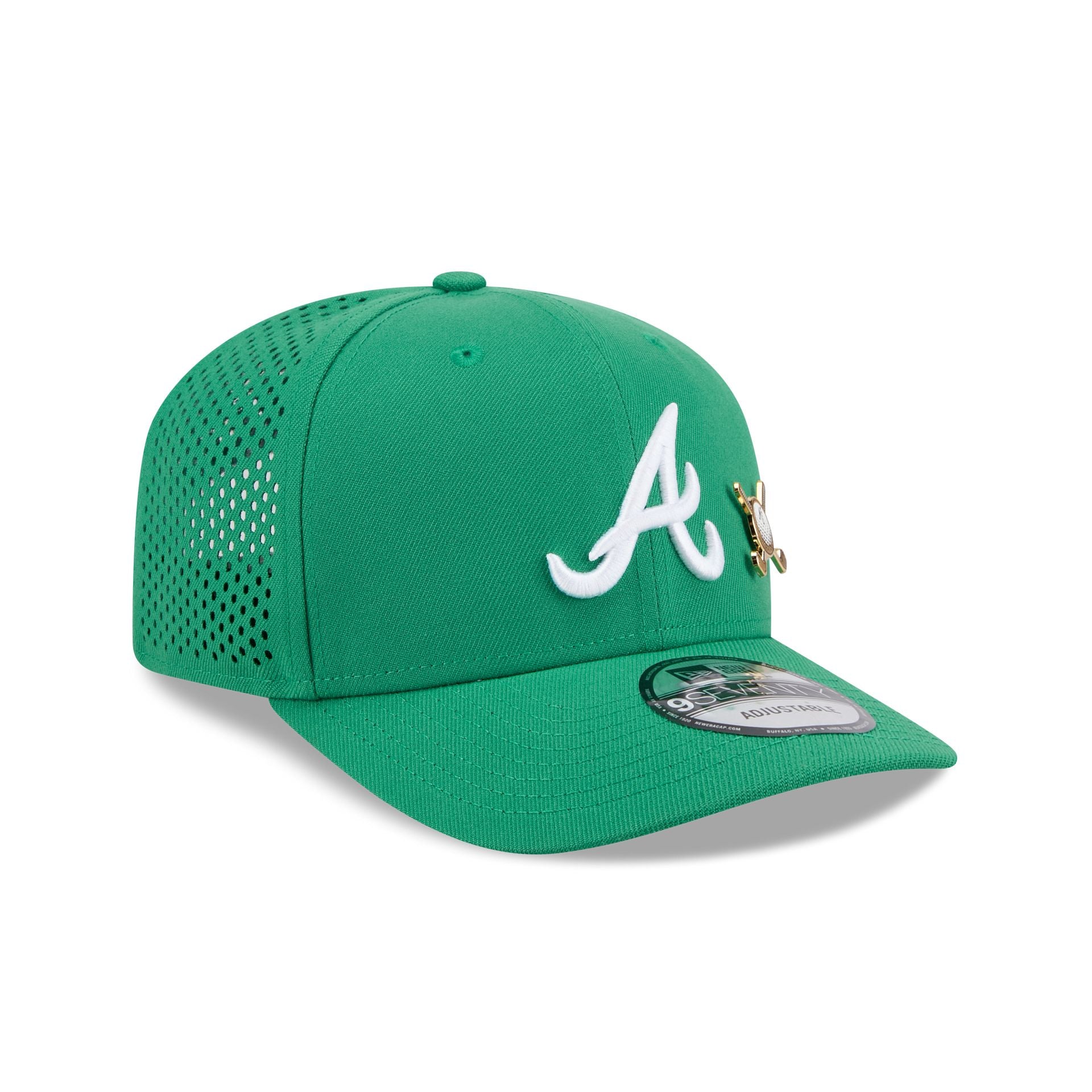 Atlanta Braves Tee Time 9SEVENTY Trucker Hat - Image 3