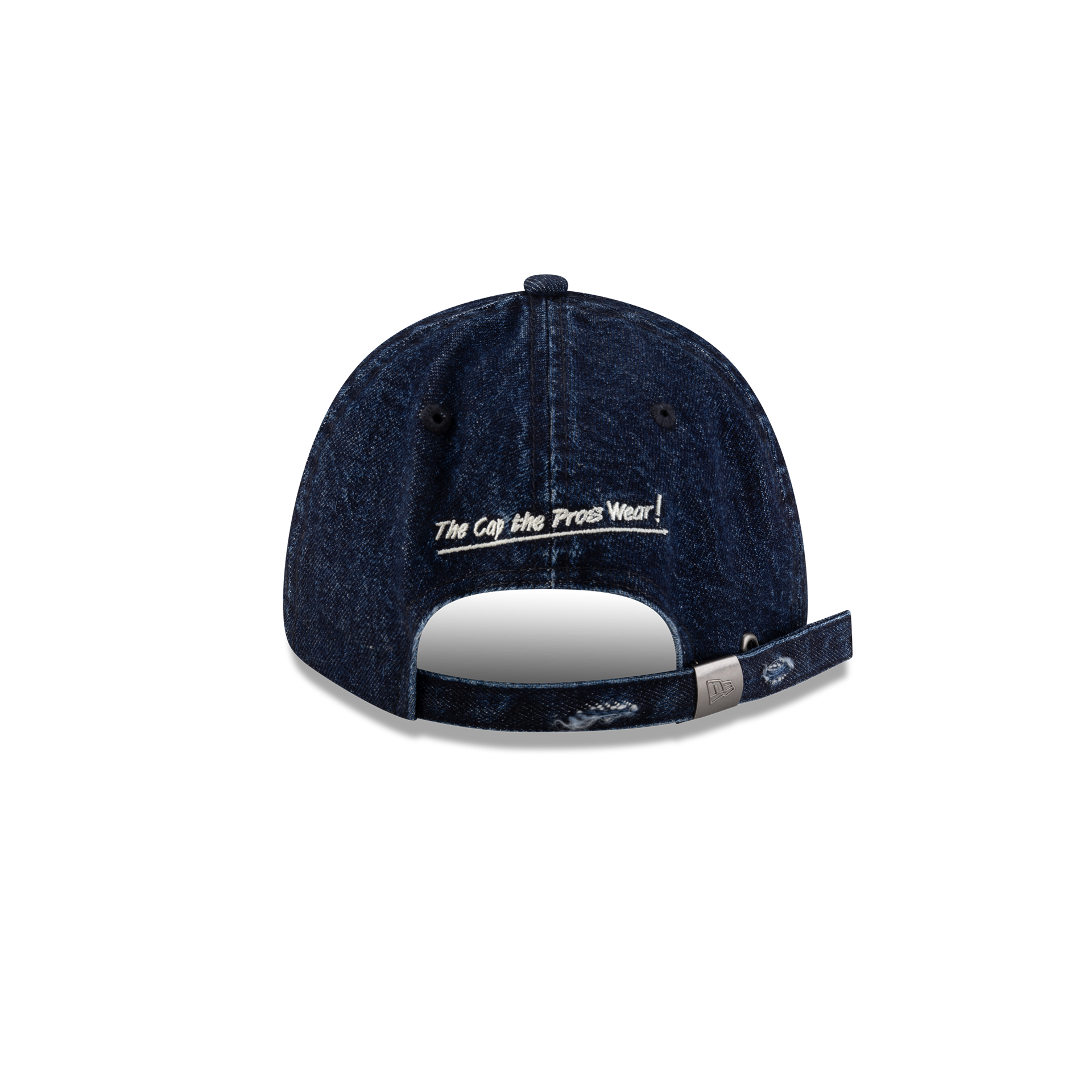 New Era Branded Sweep Rugby Denim Muted Indigo 9FORTY Adjustable Hat - Image 6