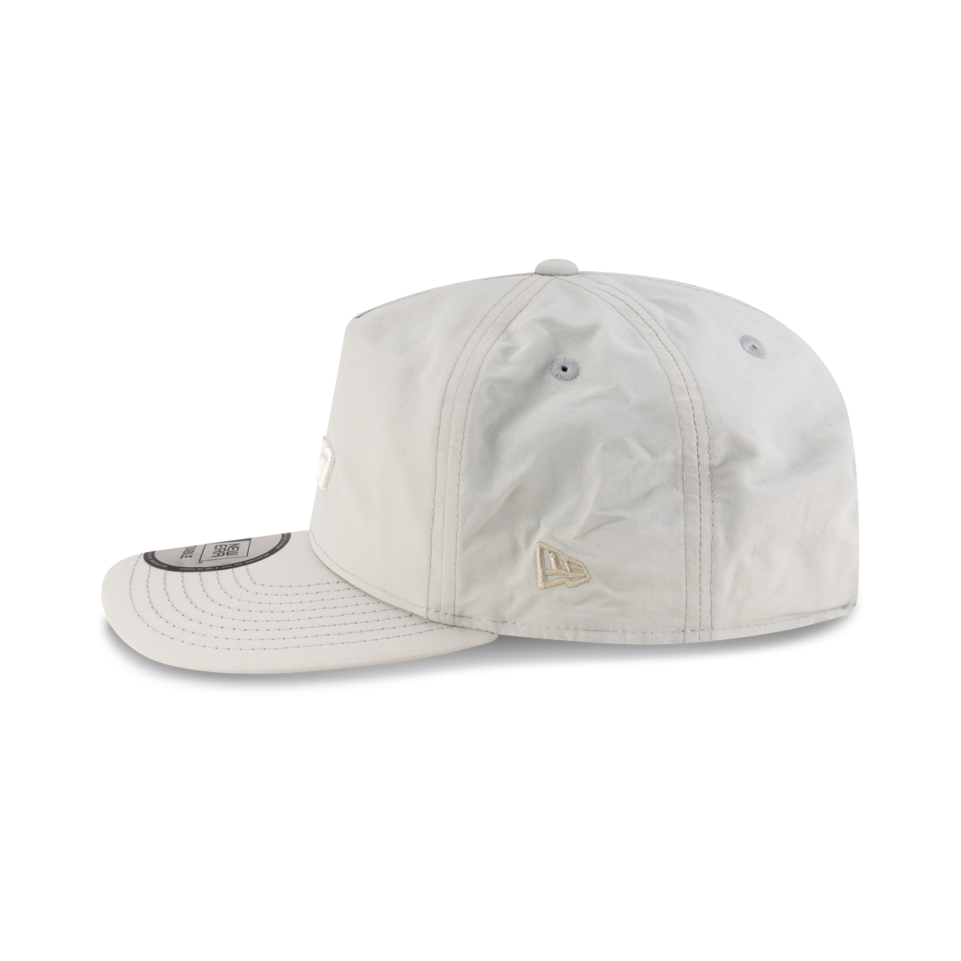 New Era Branded Raised Flag Mirage Gray Golfer Hat - Image 5