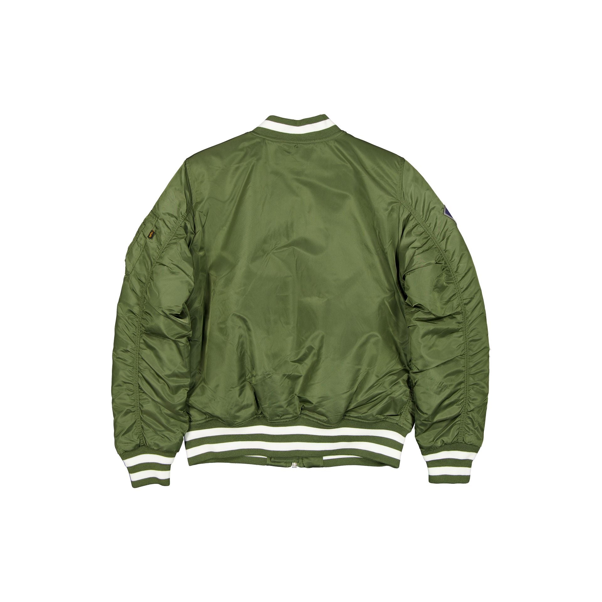 Alpha Industries x New York Yankees Olive Green MA-1 Bomber Jacket - Image 2