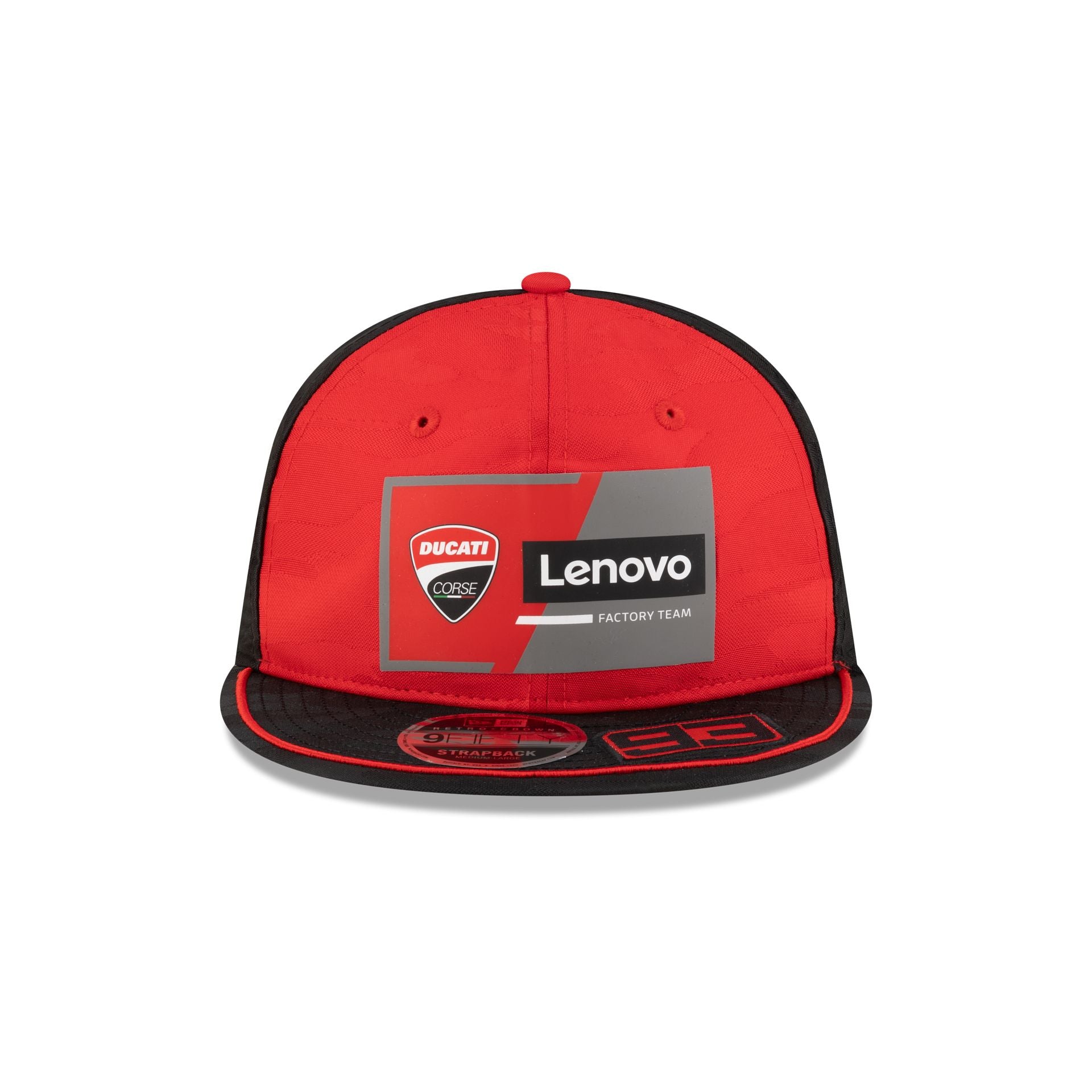 Ducati Lenovo Team MotoGP Marc Marquez Teamline Retro Crown 9FIFTY Strapback Hat - Image 2