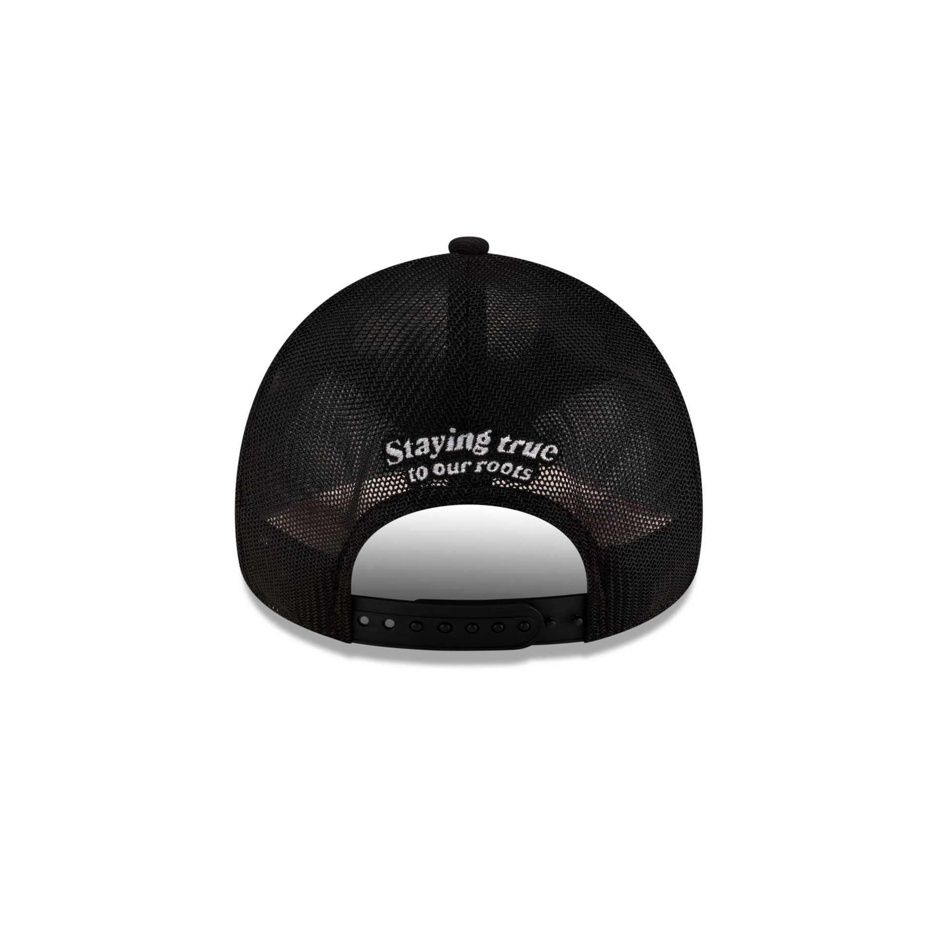 TRUE. Made in Medellín Black 9FORTY A-Frame Snapback Hat - Image 6