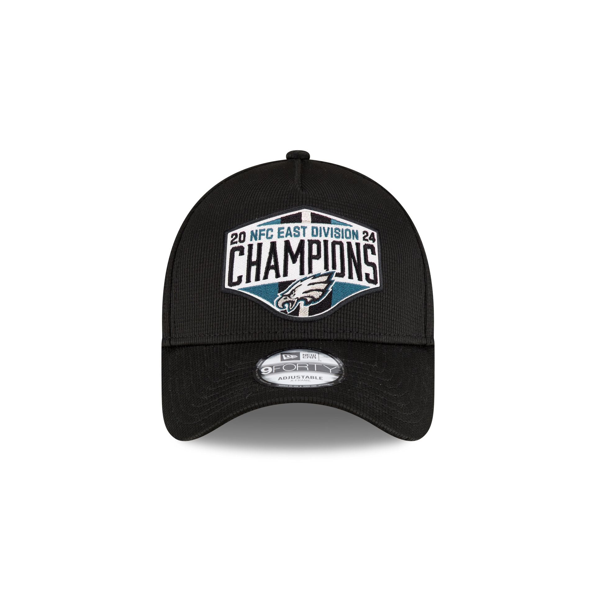 Philadelphia Eagles 2024 Division Champion Locker Room 9FORTY A-Frame Snapback Hat - Image 2