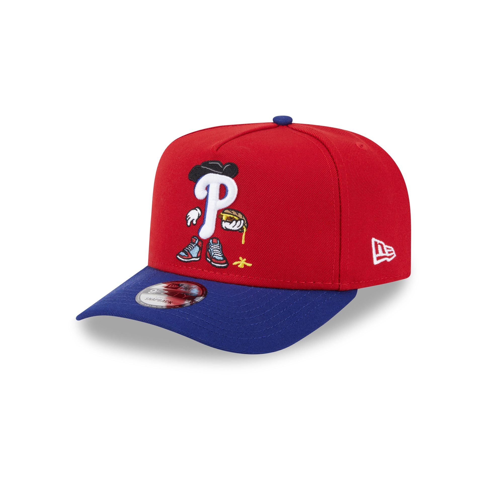 Philadelphia Phillies Cartoon 9FIFTY A-Frame Snapback Hat - Image 3