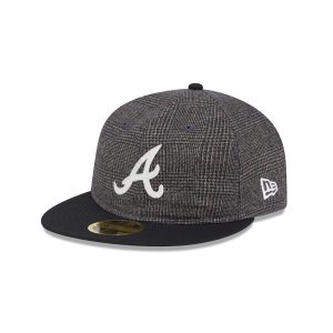 Atlanta Braves Plaid Retro Crown 59FIFTY Fitted Hat