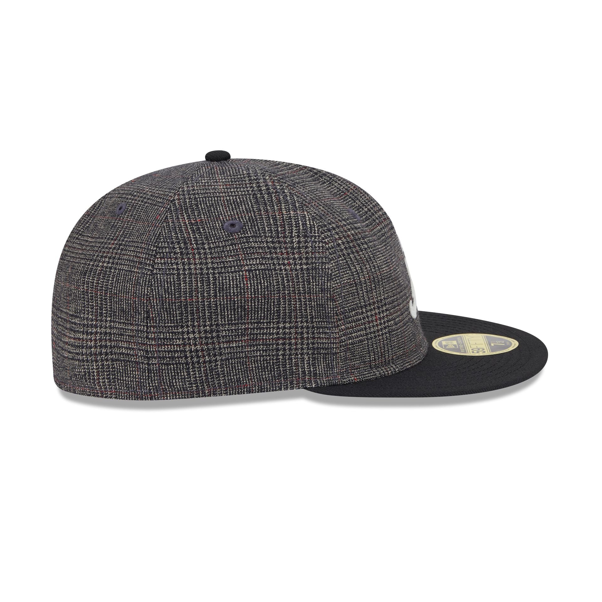 Atlanta Braves Plaid Retro Crown 59FIFTY Fitted Hat - Image 5