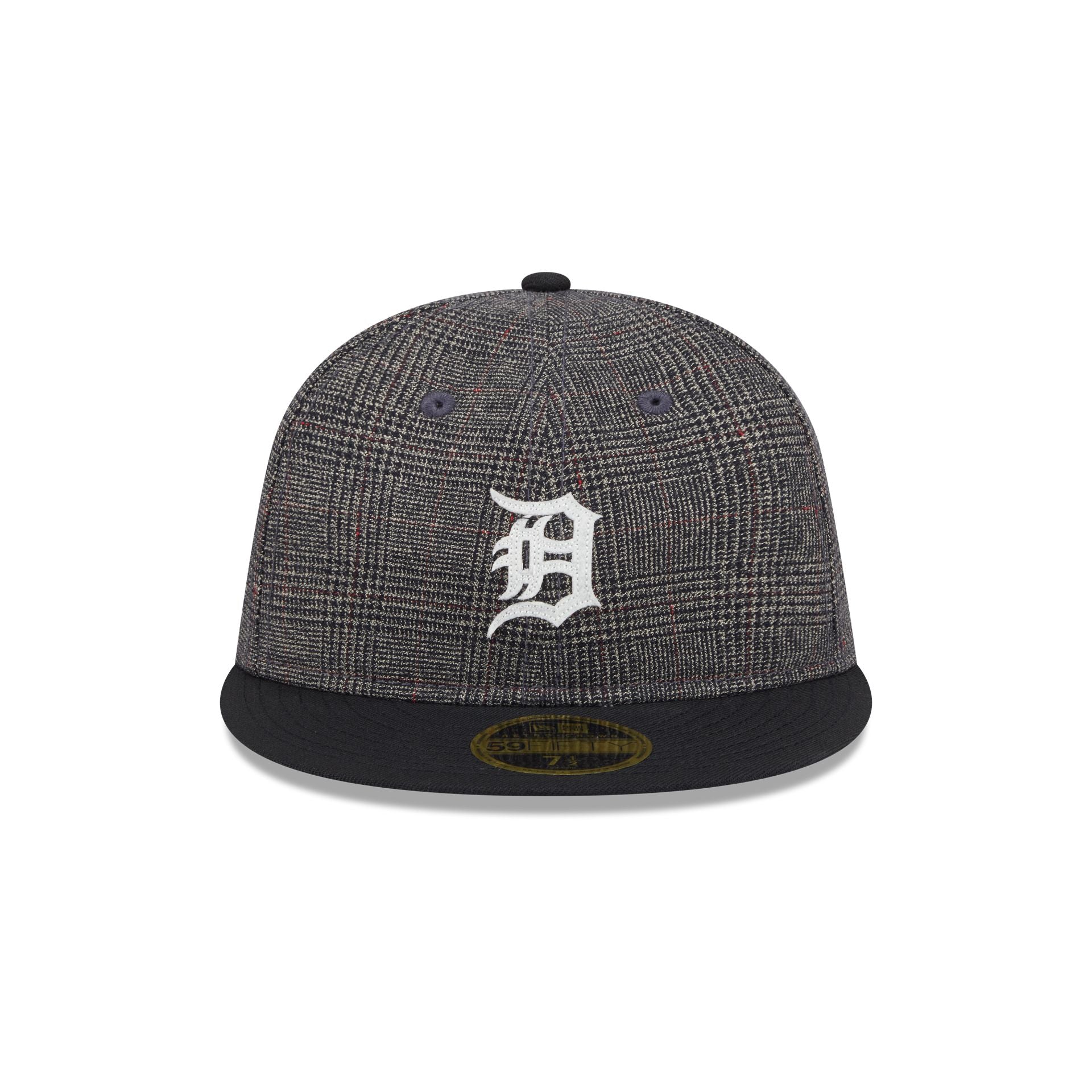 Detroit Tigers Plaid Retro Crown 59FIFTY Fitted Hat - Image 2
