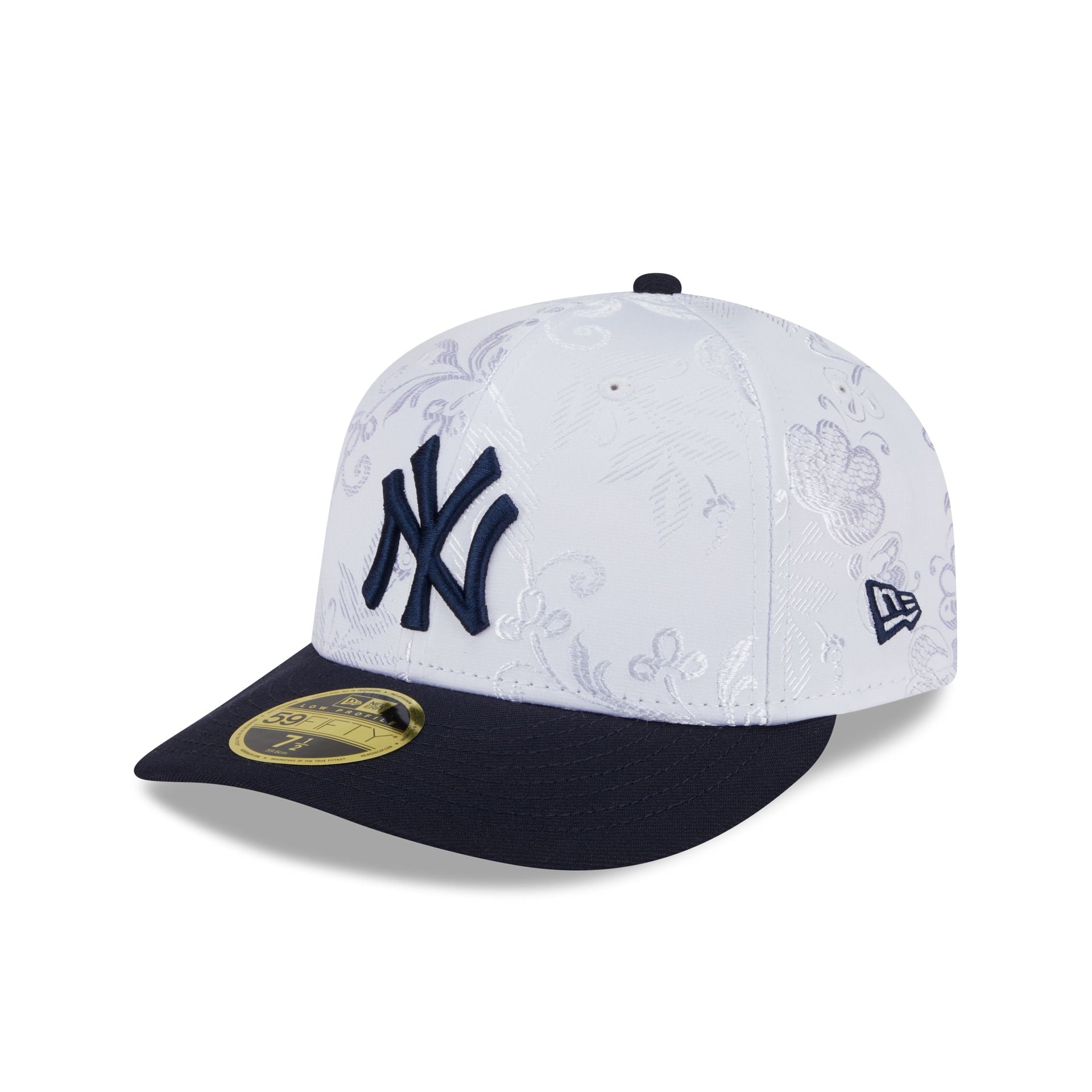New York Yankees Floral Shine Low Profile 59FIFTY Fitted Hat