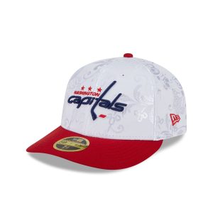 Washington Capitals Floral Shine Low Profile 59FIFTY Fitted Hat
