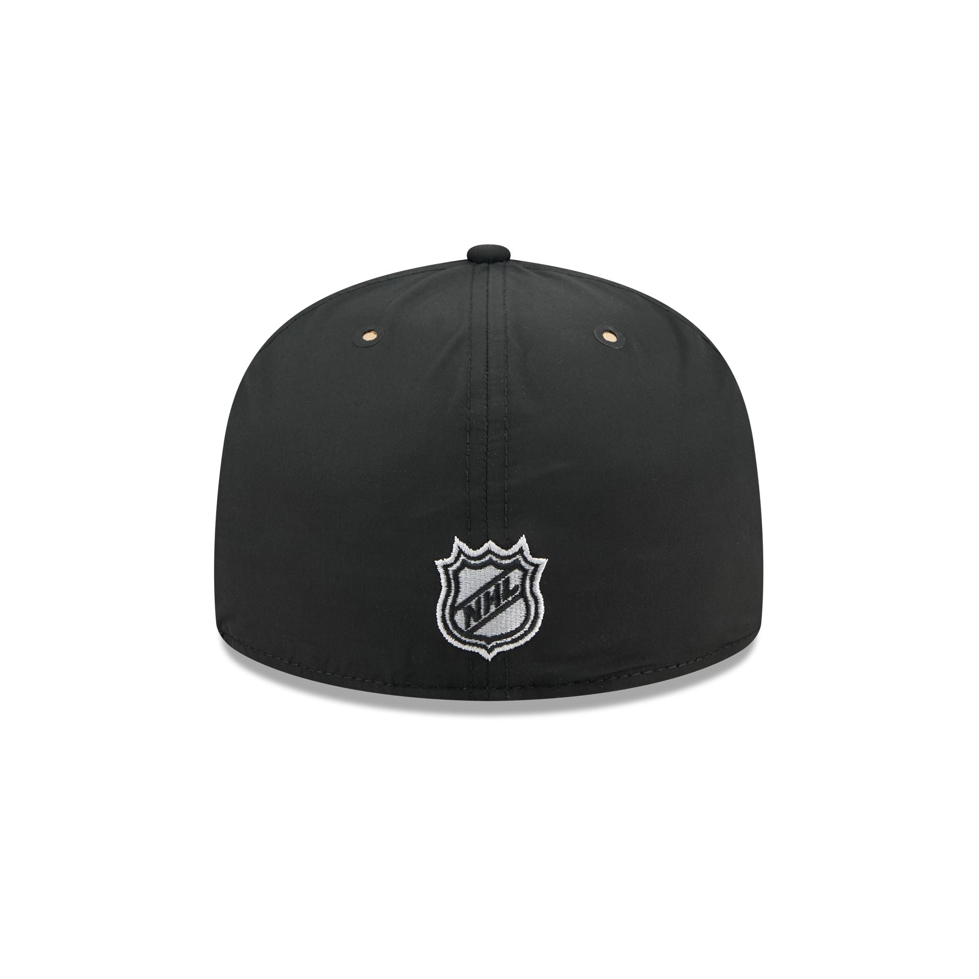 New York Rangers Black Poly Rope Split Panel 59FIFTY Fitted Hat - Image 6