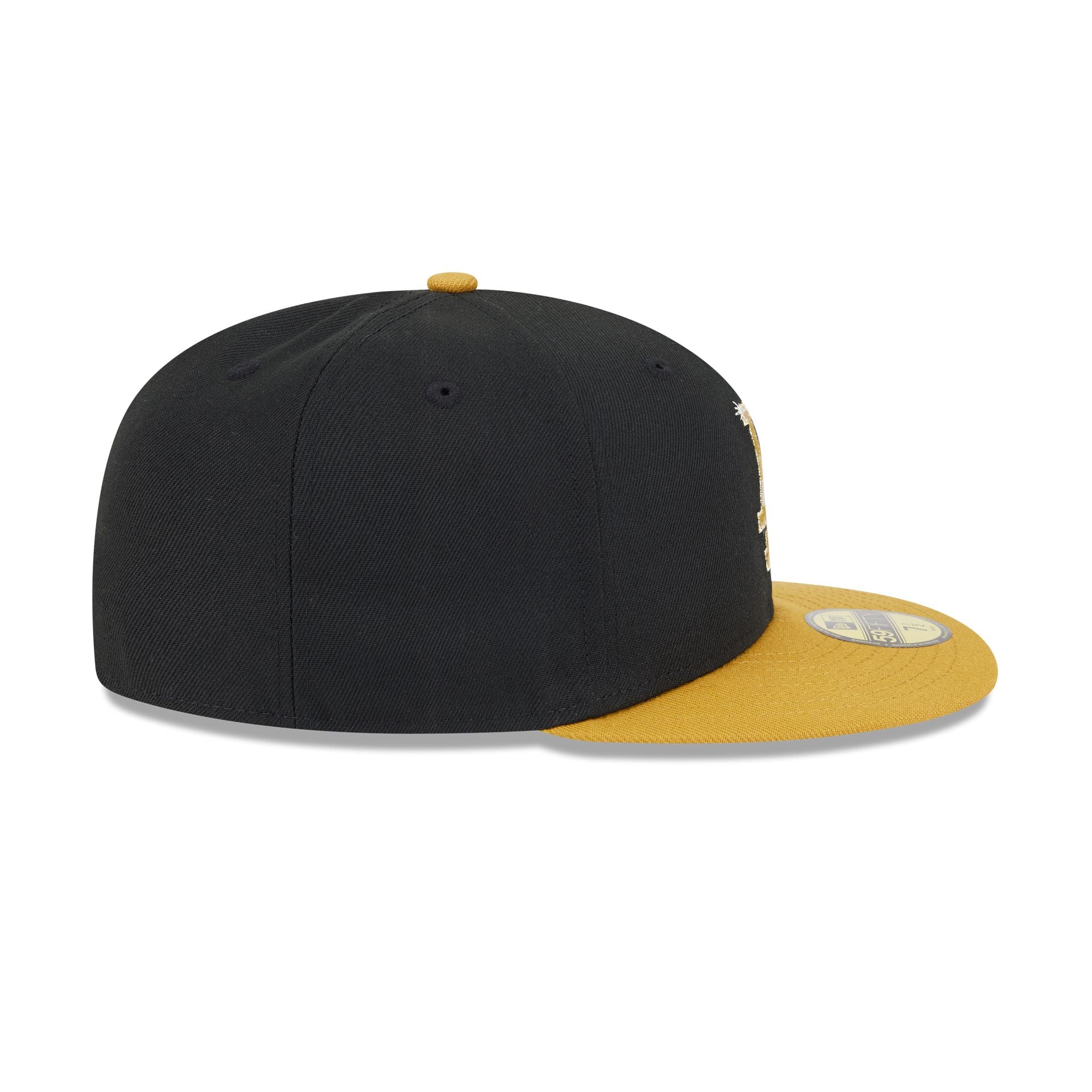 Los Angeles Dodgers Metallic Gold Logo 59FIFTY Fitted Hat - Image 5