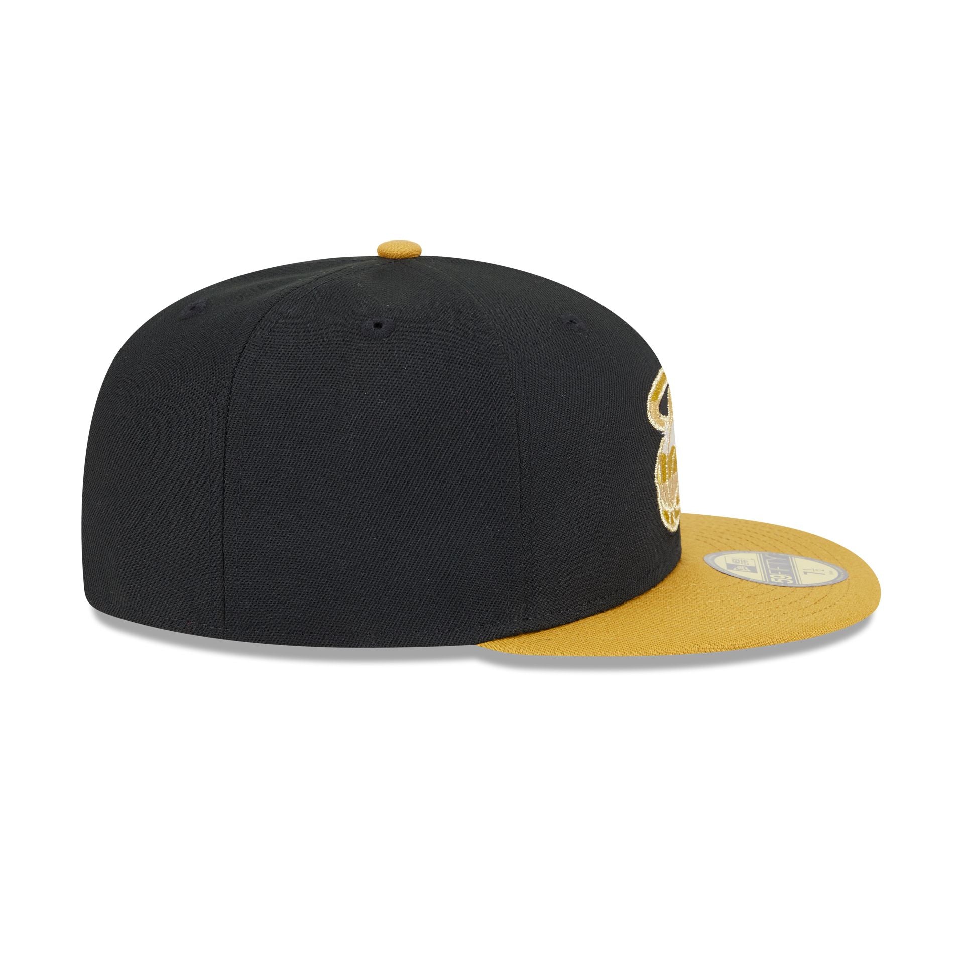 Miami Heat Metallic Gold Logo 59FIFTY Fitted Hat - Image 5