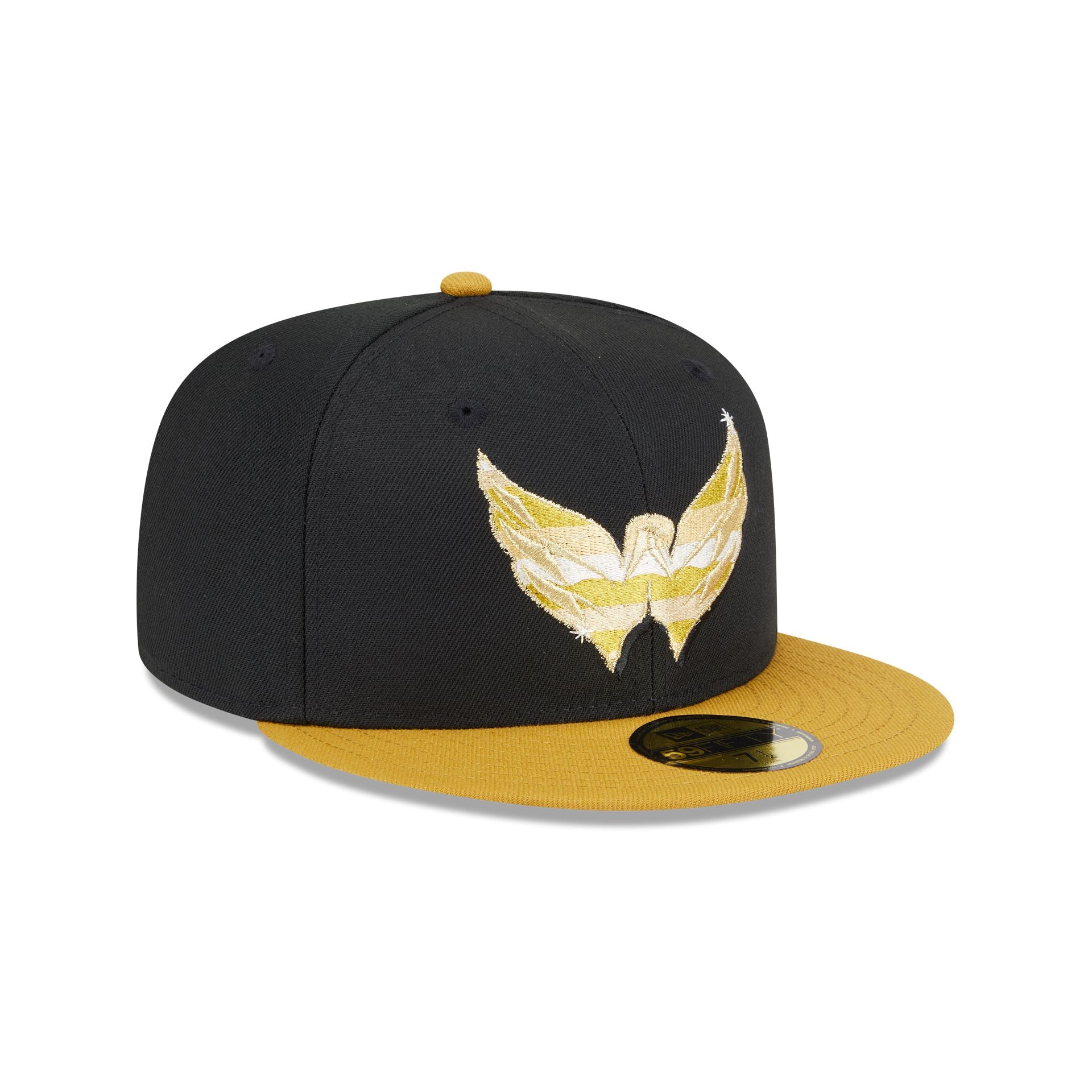 Washington Capitals Metallic Gold Logo 59FIFTY Fitted Hat - Image 3