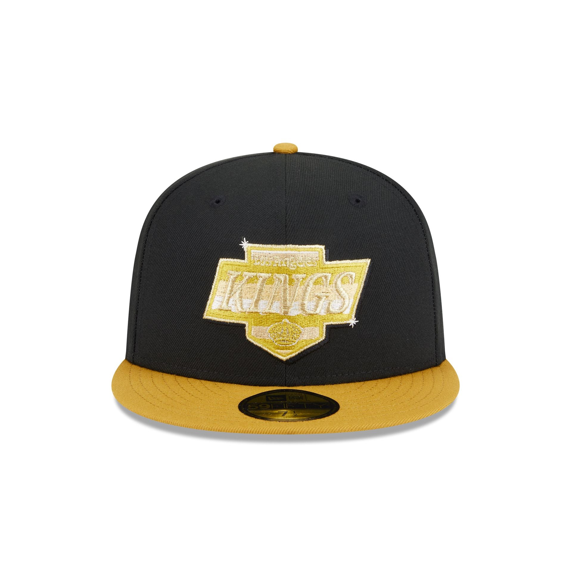 Los Angeles Kings Metallic Gold Logo 59FIFTY Fitted Hat - Image 2