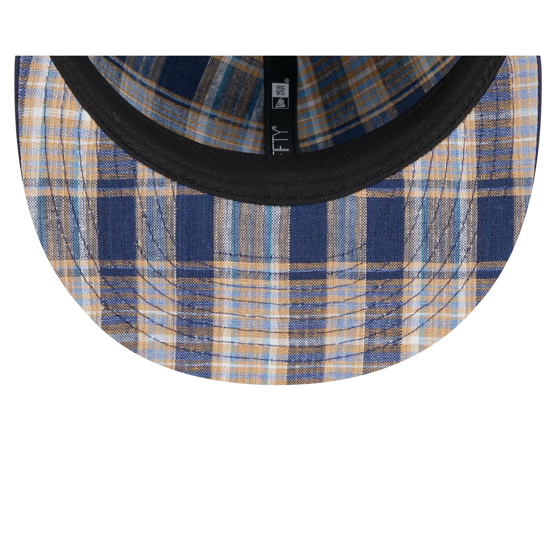 Los Angeles Angels Blue Tartan 59FIFTY Fitted Hat - Image 7