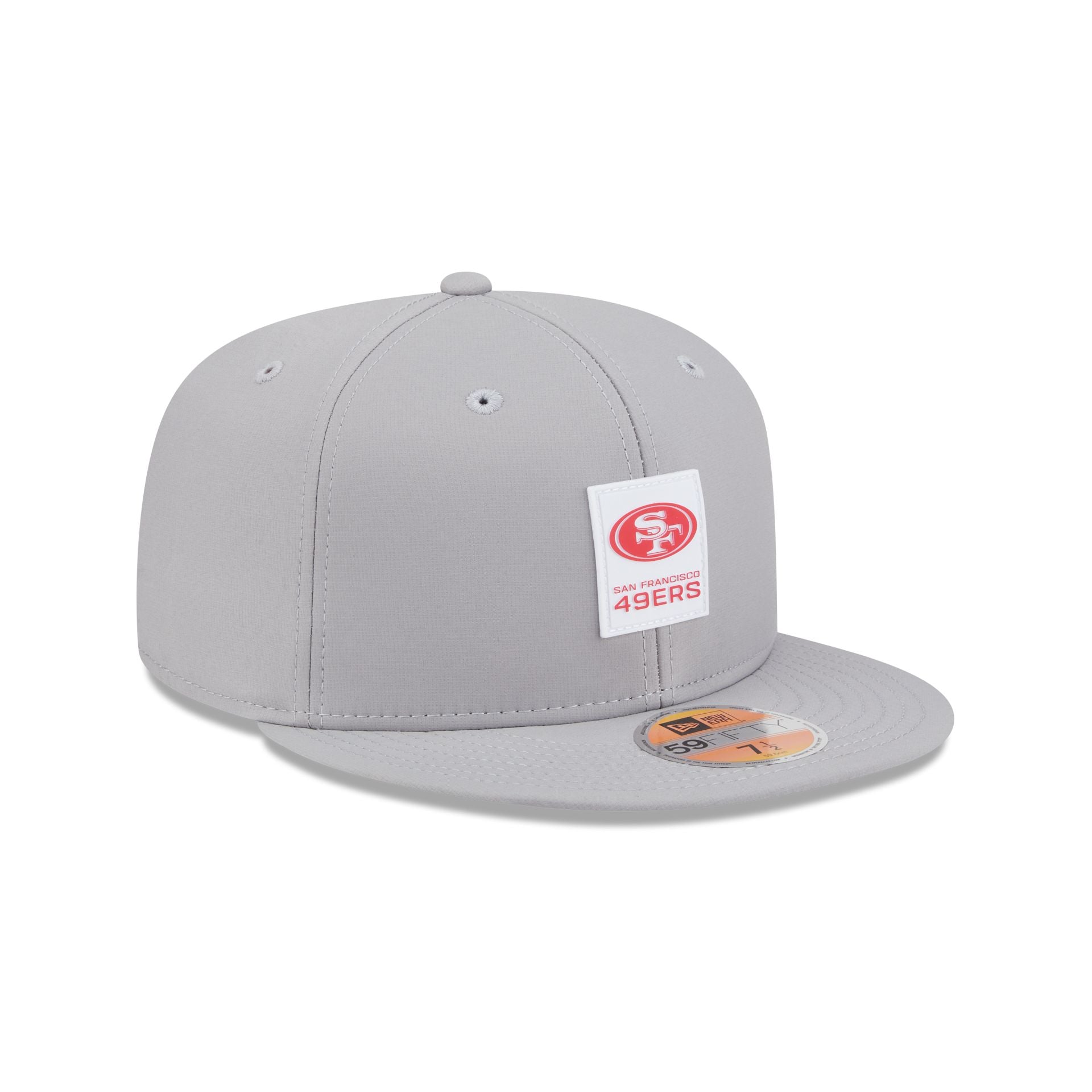 San Francisco 49ers 2025 Sideline Hot Weather Gray 59FIFTY Fitted Hat - Image 3