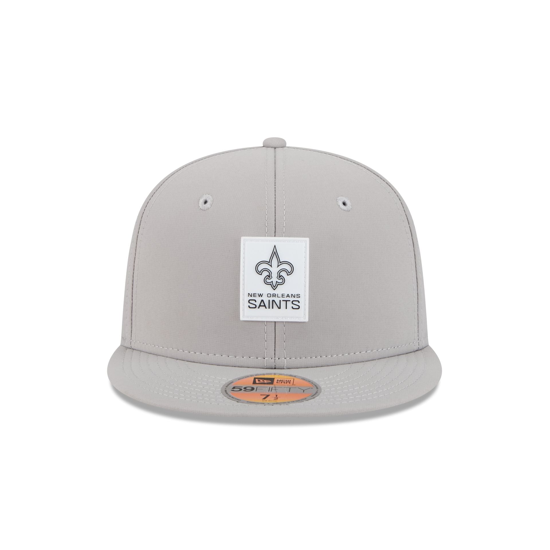 New Orleans Saints 2025 Sideline Hot Weather Gray 59FIFTY Fitted Hat - Image 2