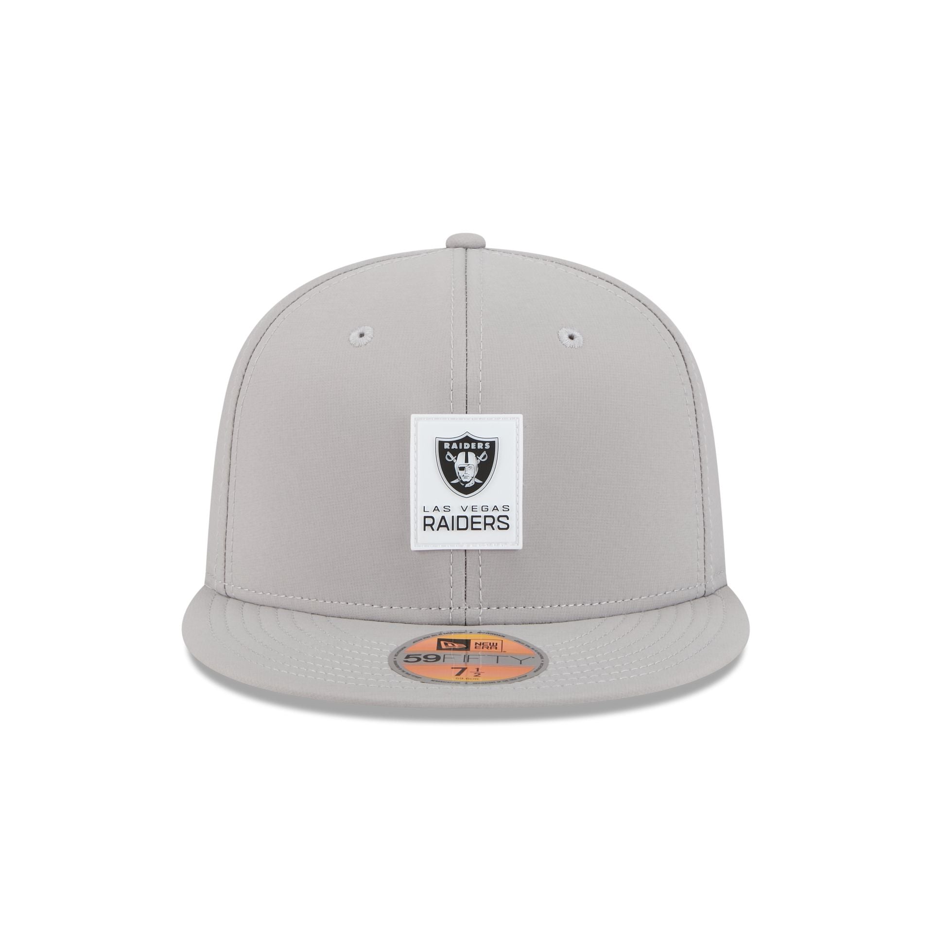 Las Vegas Raiders 2025 Sideline Hot Weather Gray 59FIFTY Fitted Hat - Image 2