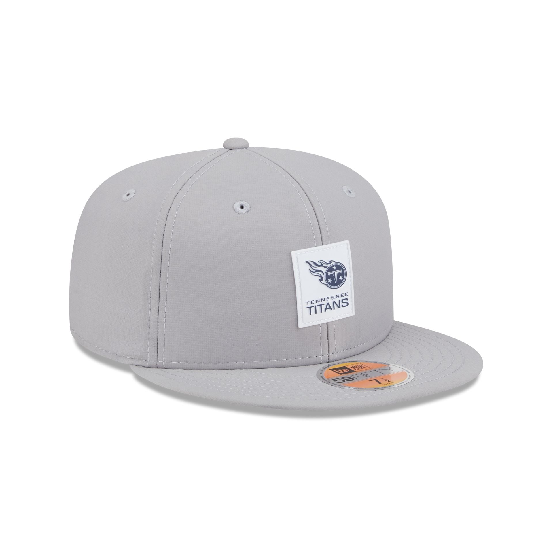 Tennessee Titans 2025 Sideline Hot Weather Gray 59FIFTY Fitted Hat - Image 3