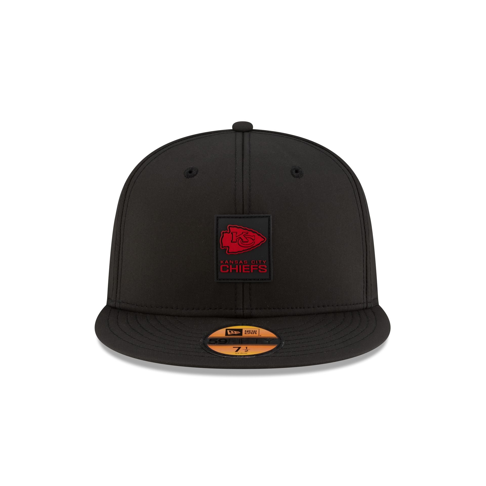 Kansas City Chiefs 2025 Sideline Hot Weather Black 59FIFTY Fitted Hat - Image 2