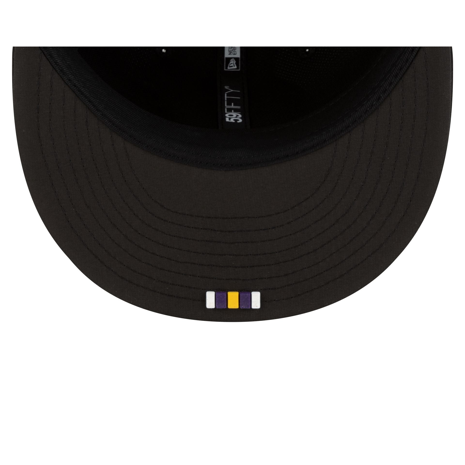 Minnesota Vikings 2025 Sideline Hot Weather Black 59FIFTY Fitted Hat - Image 7