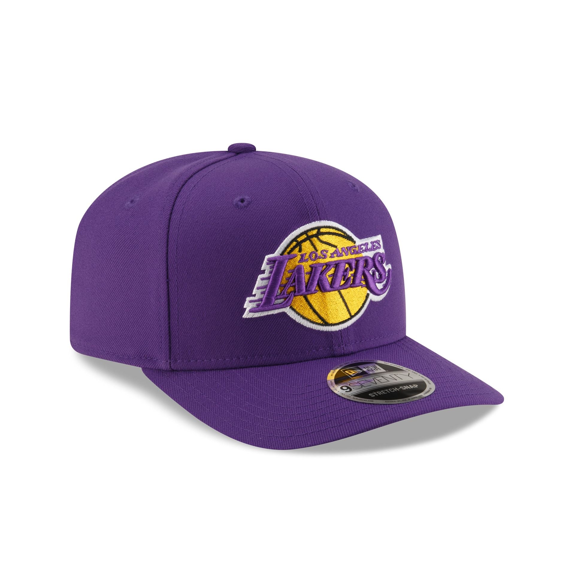 Los Angeles Lakers Team 9SEVENTY Stretch-Snap Hat - Image 6