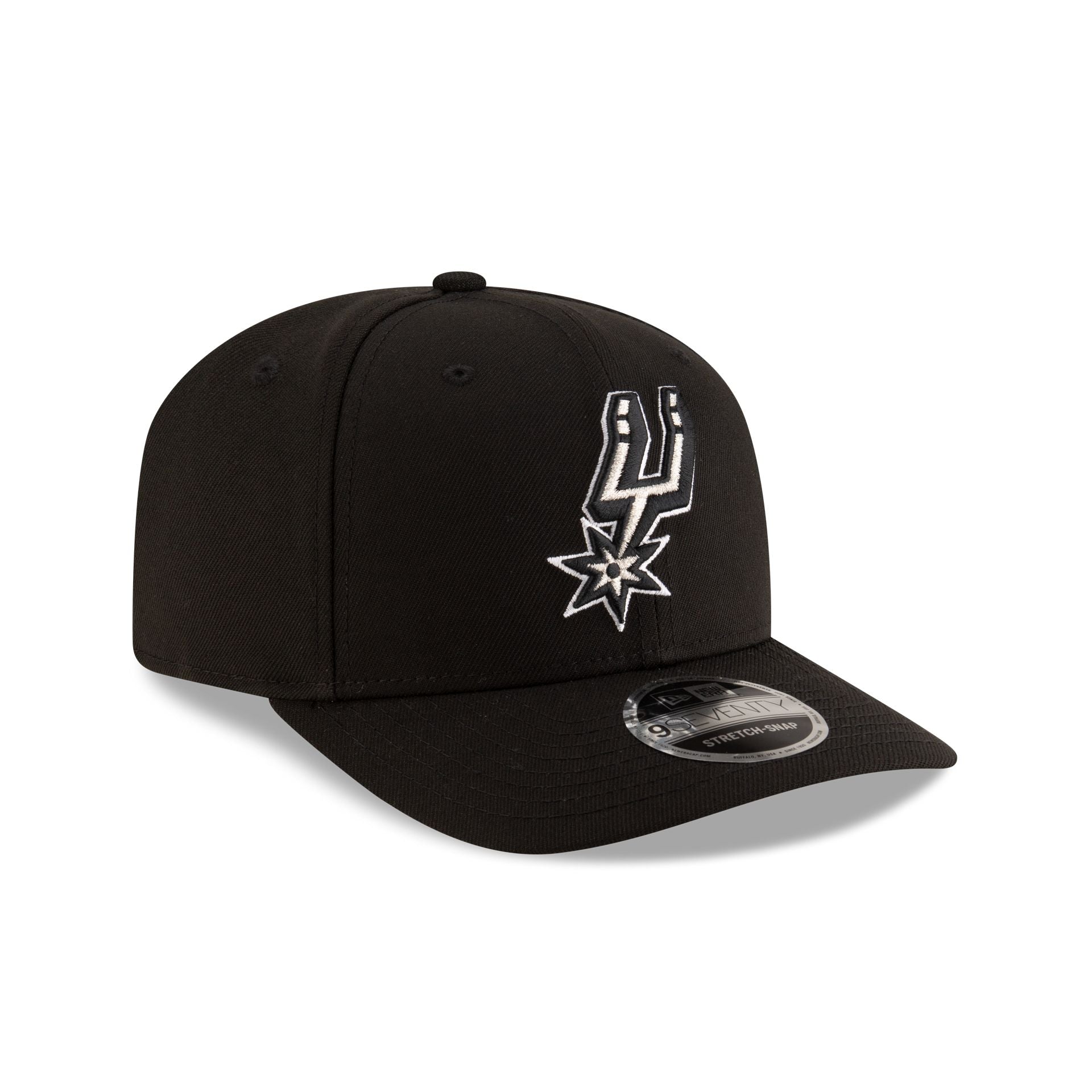 San Antonio Spurs Team 9SEVENTY Stretch-Snap Hat - Image 3