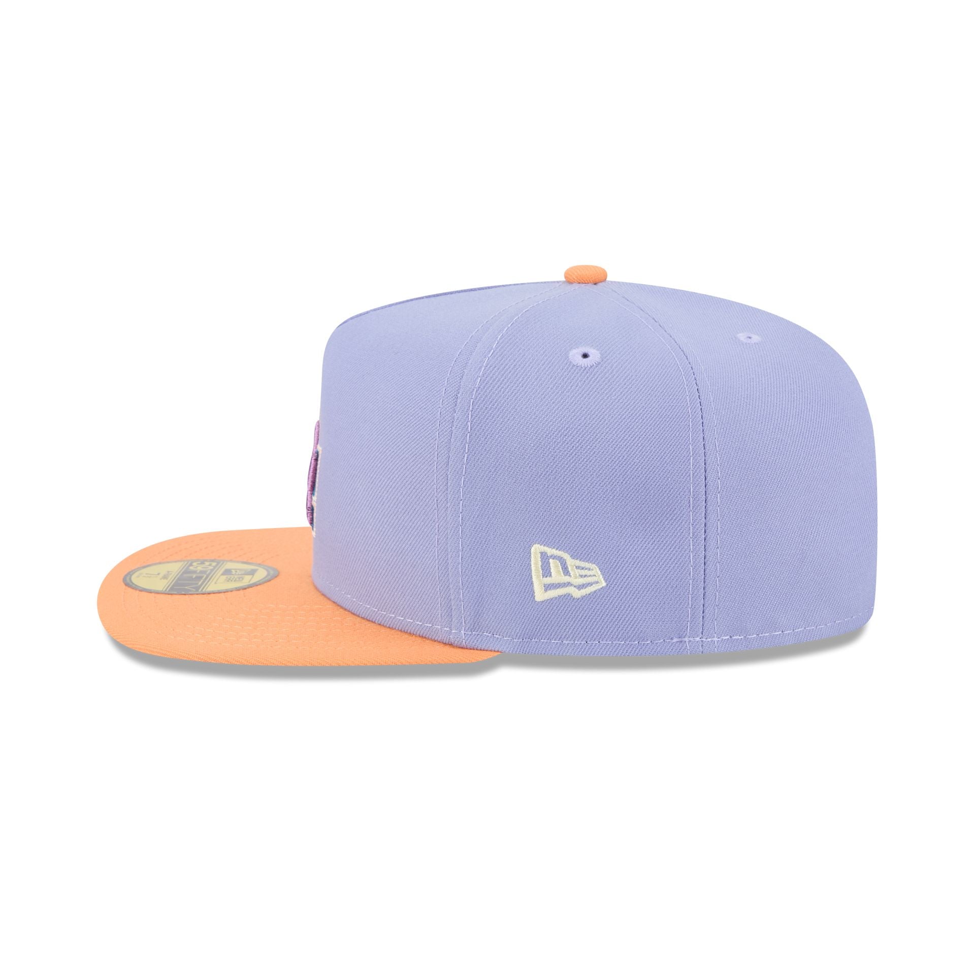 Los Angeles Dodgers Lavender 59FIFTY A-Frame Fitted Hat - Image 5
