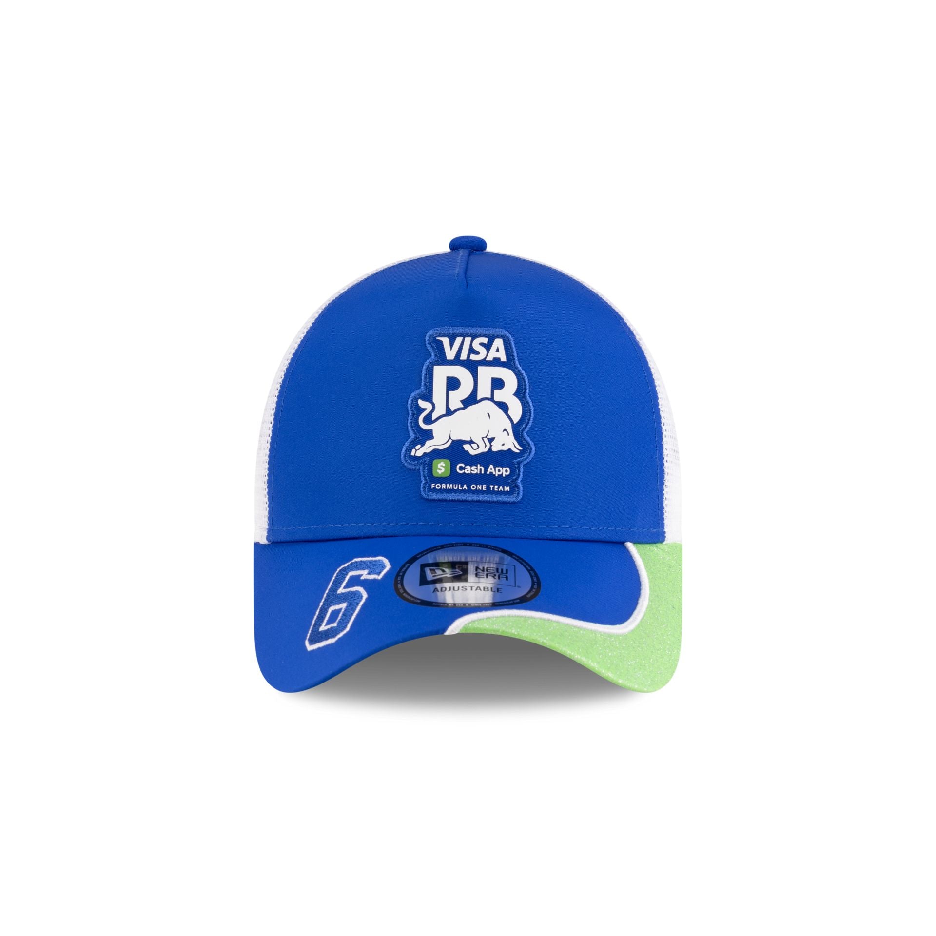 Visa Cash App Racing Bulls 2025 Las Vegas Race Special Isack Hadjar 9FORTY A-Frame Trucker Hat - Image 2