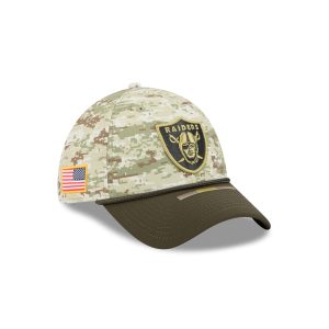 Las Vegas Raiders 2025 Salute to Service Digi Camo 39THIRTY Stretch Fit Hat