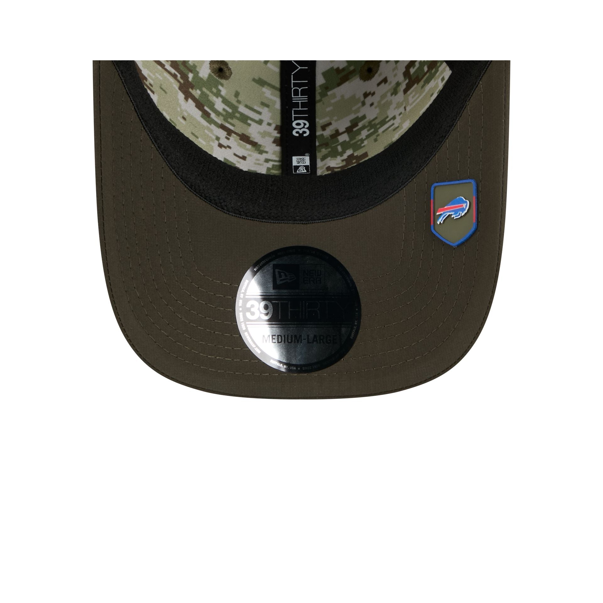 Buffalo Bills 2025 Salute to Service 39THIRTY Stretch Fit Hat - Image 7